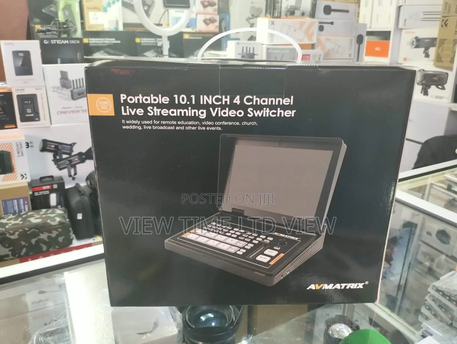 AVMATRIX Shark S4 Plus 4-Channel HDMI/SDI Video Switcher
