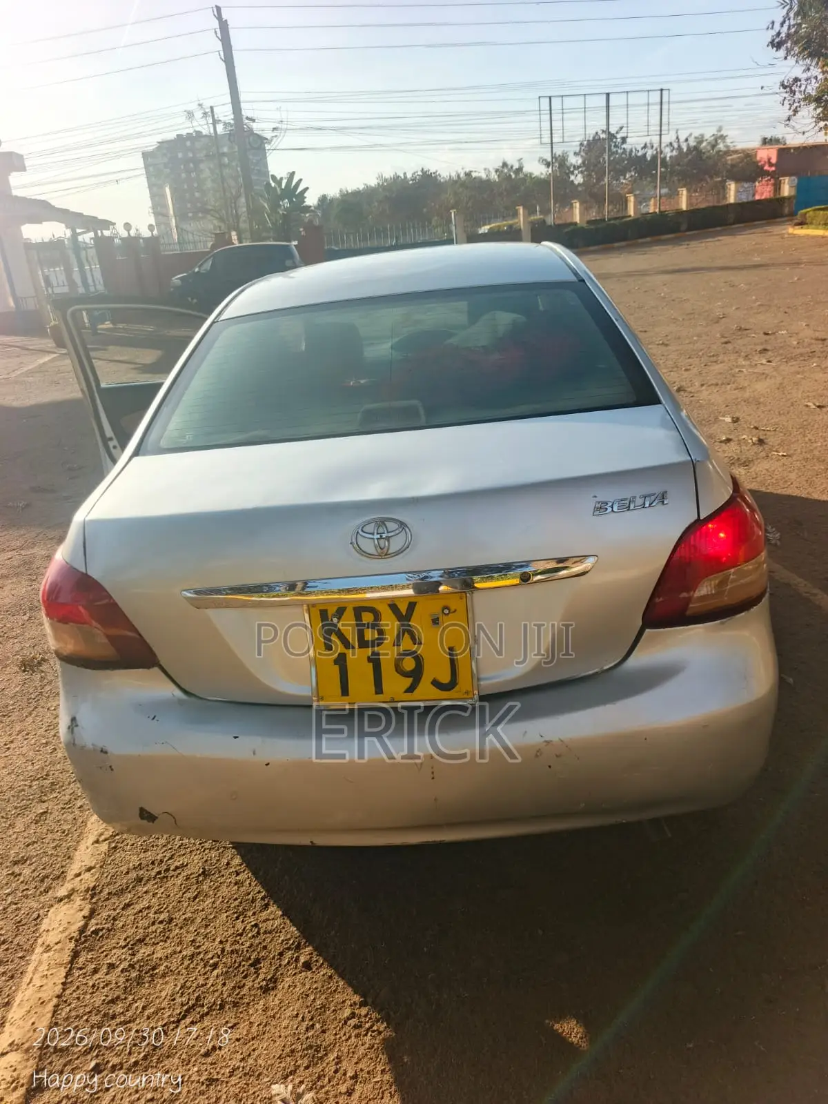 Toyota Belta 2008 Silver