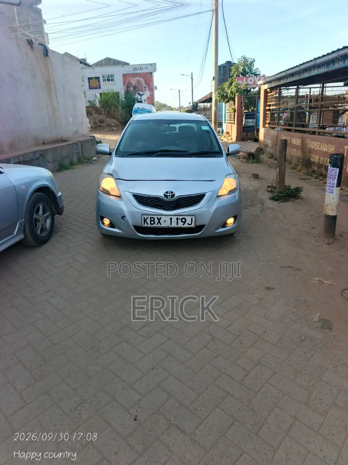 Toyota Belta 2008 Silver