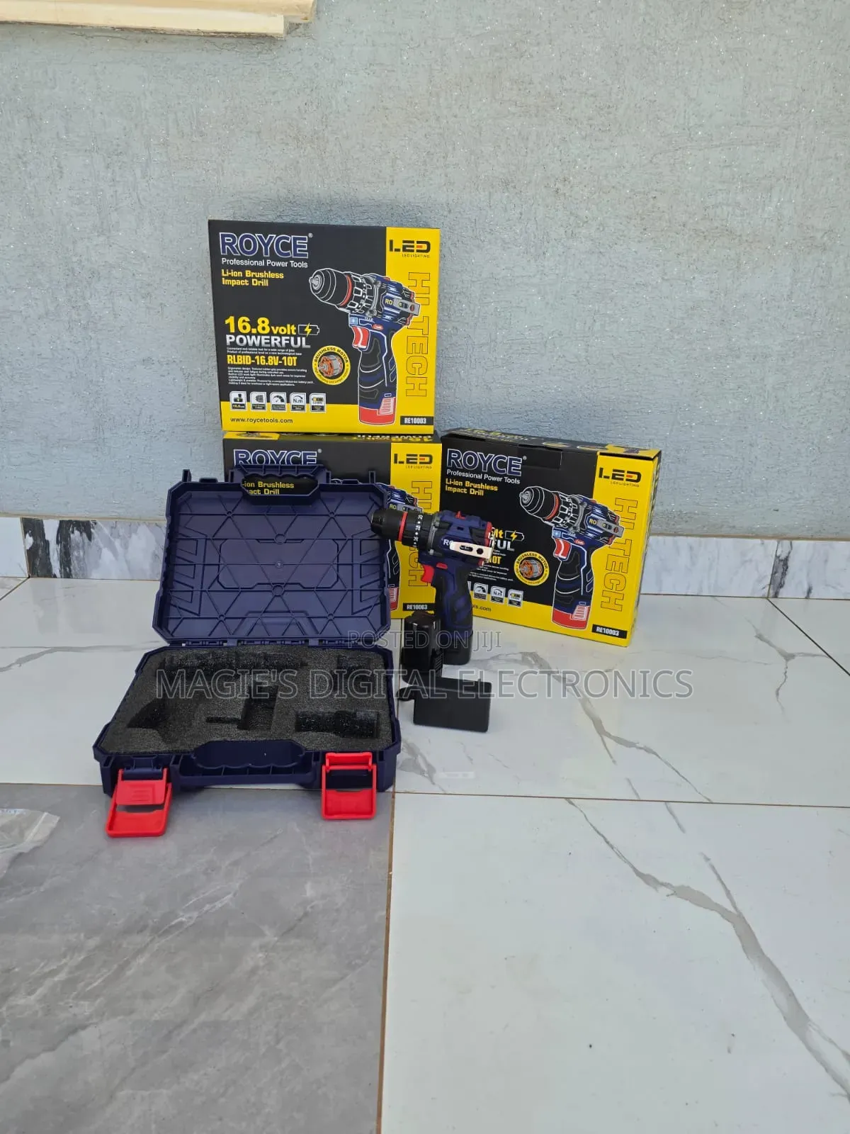 Highly Certified 16.8v Royce Cordless Drill