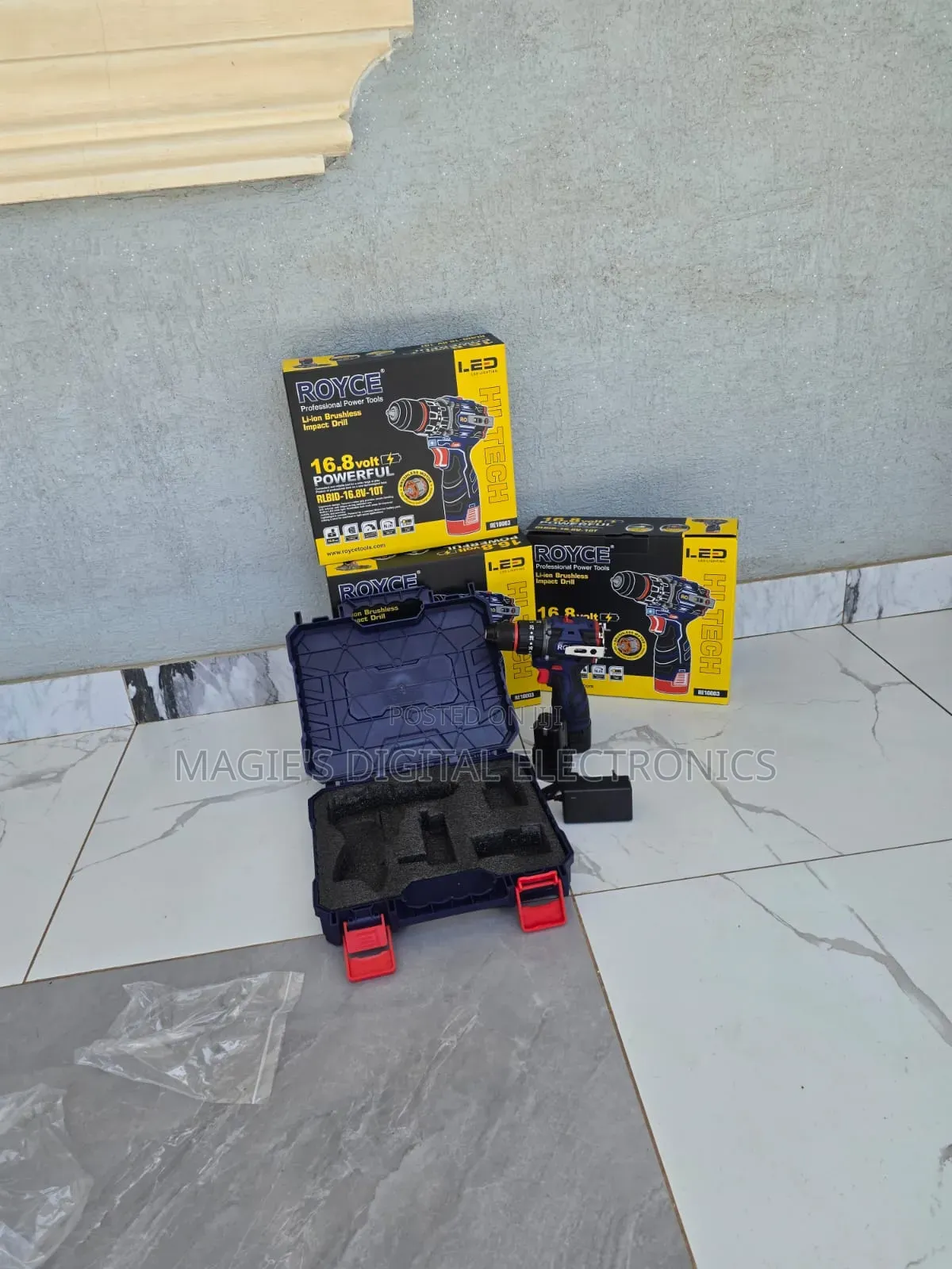 Highly Certified 16.8v Royce Cordless Drill
