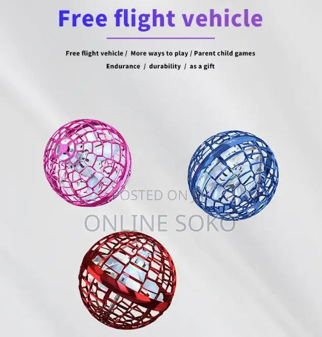 Kids Rechargeable Flying Spinner Ball Boomerang Toy Fun Games