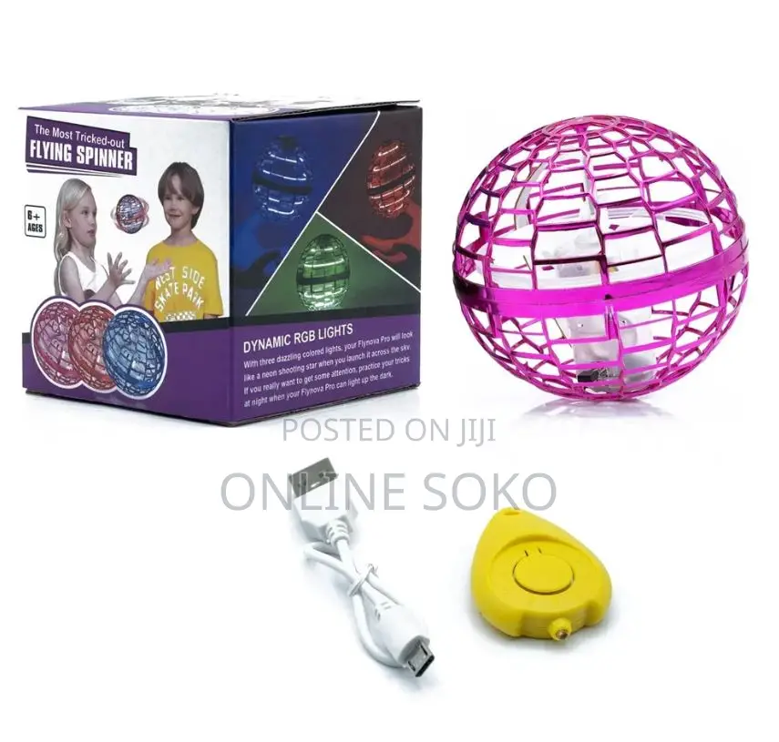 Kids Rechargeable Flying Spinner Ball Boomerang Toy Fun Games
