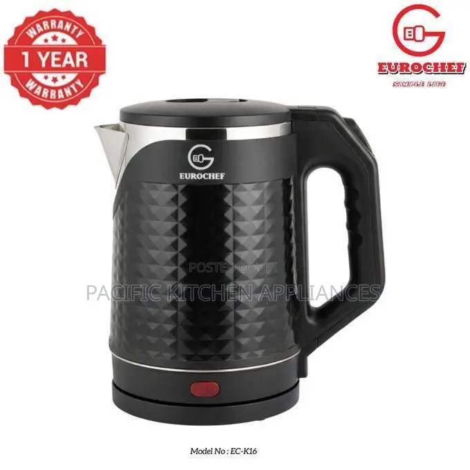 Eurochef EC- K16 2.0L Stainless Steel Cordless Electric Kettle