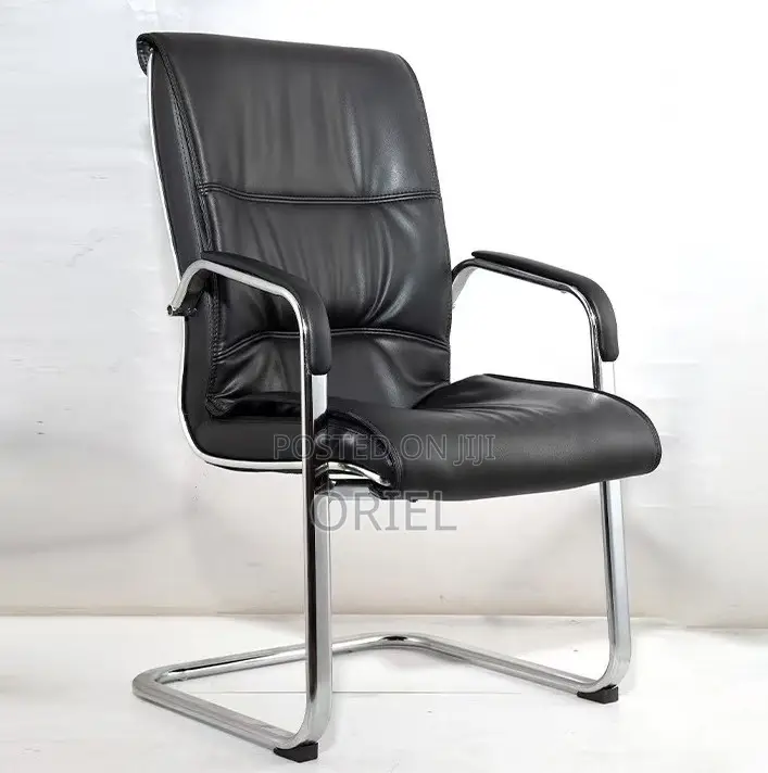 Executive Padded Leather Visitor Chair