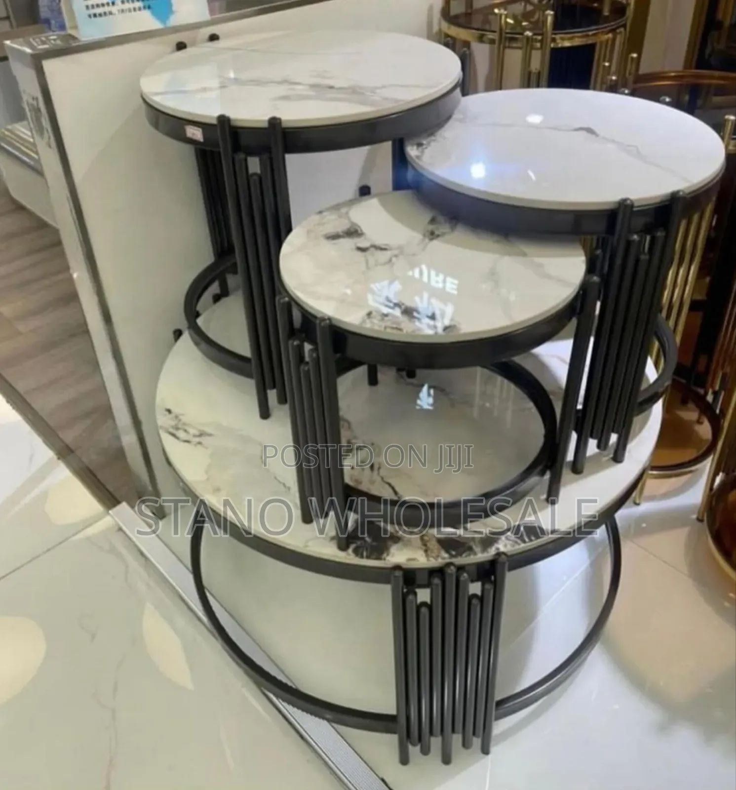Executive 4 In1 Black Nesting Tables