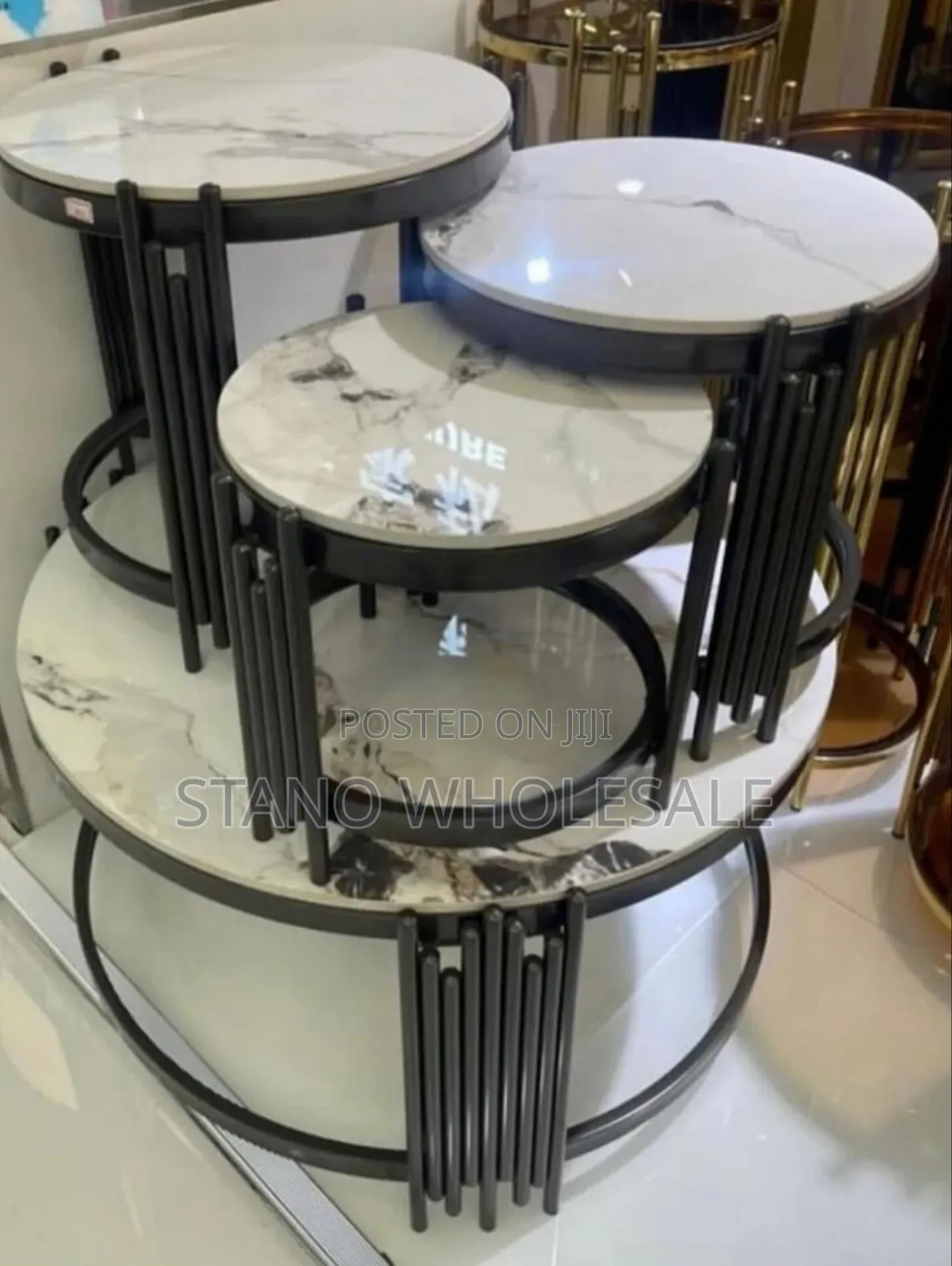 Executive 4 In1 Black Nesting Tables