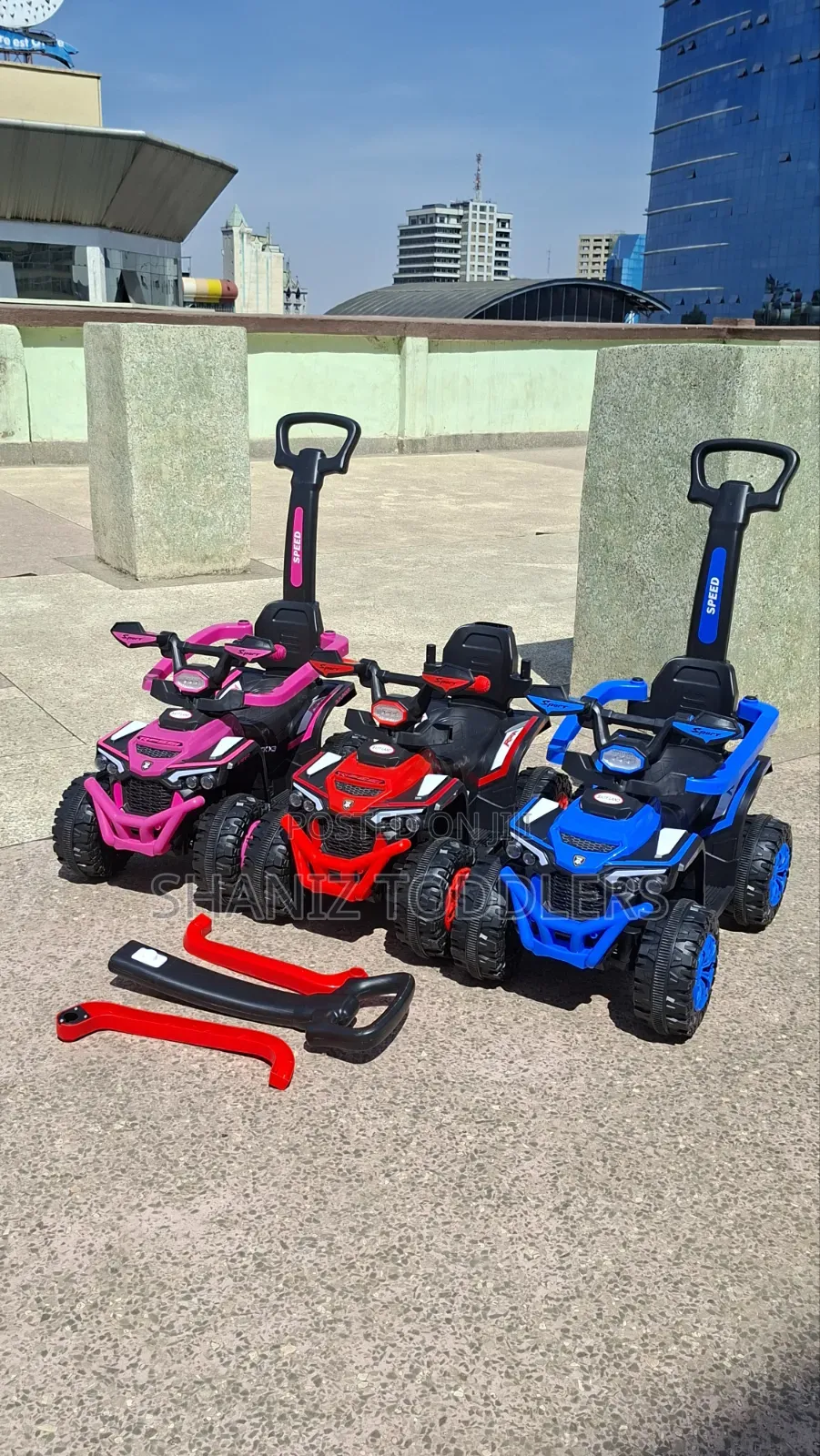 Manual Ride-on Car for Kids | Fun & Durable Baby Car
