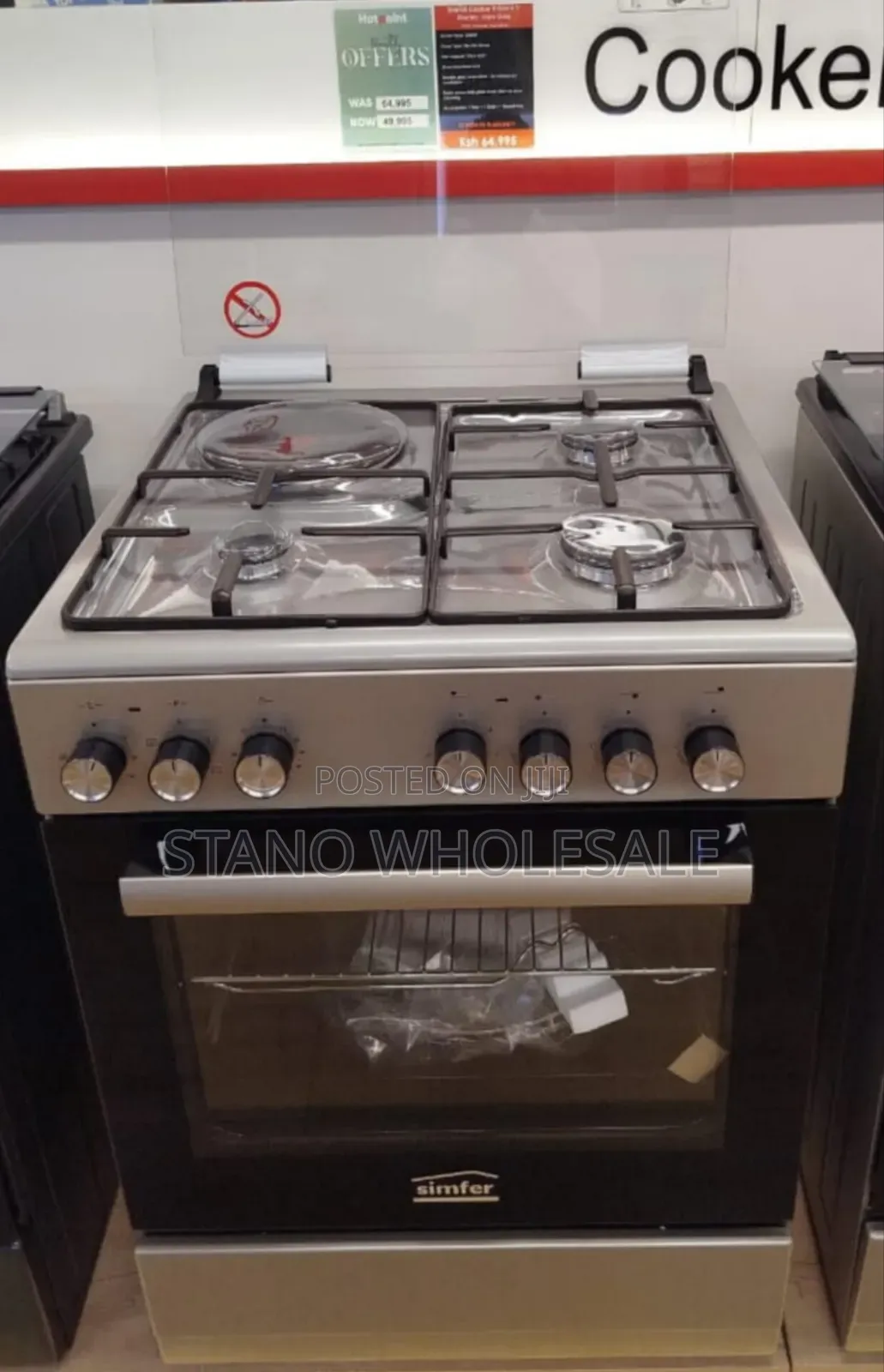 Simfer 60*60,3+1 Standing Cooker