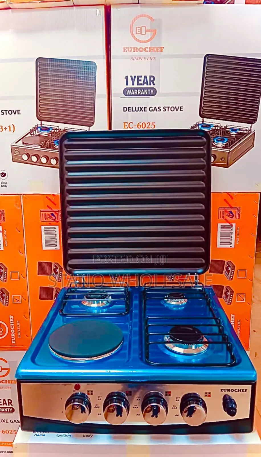 3+1 Eurochef Table Top Cooker