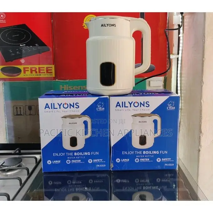 AILYONS FK-0319 Stainless Steel 1.8L Electric Water Kettle-1500w