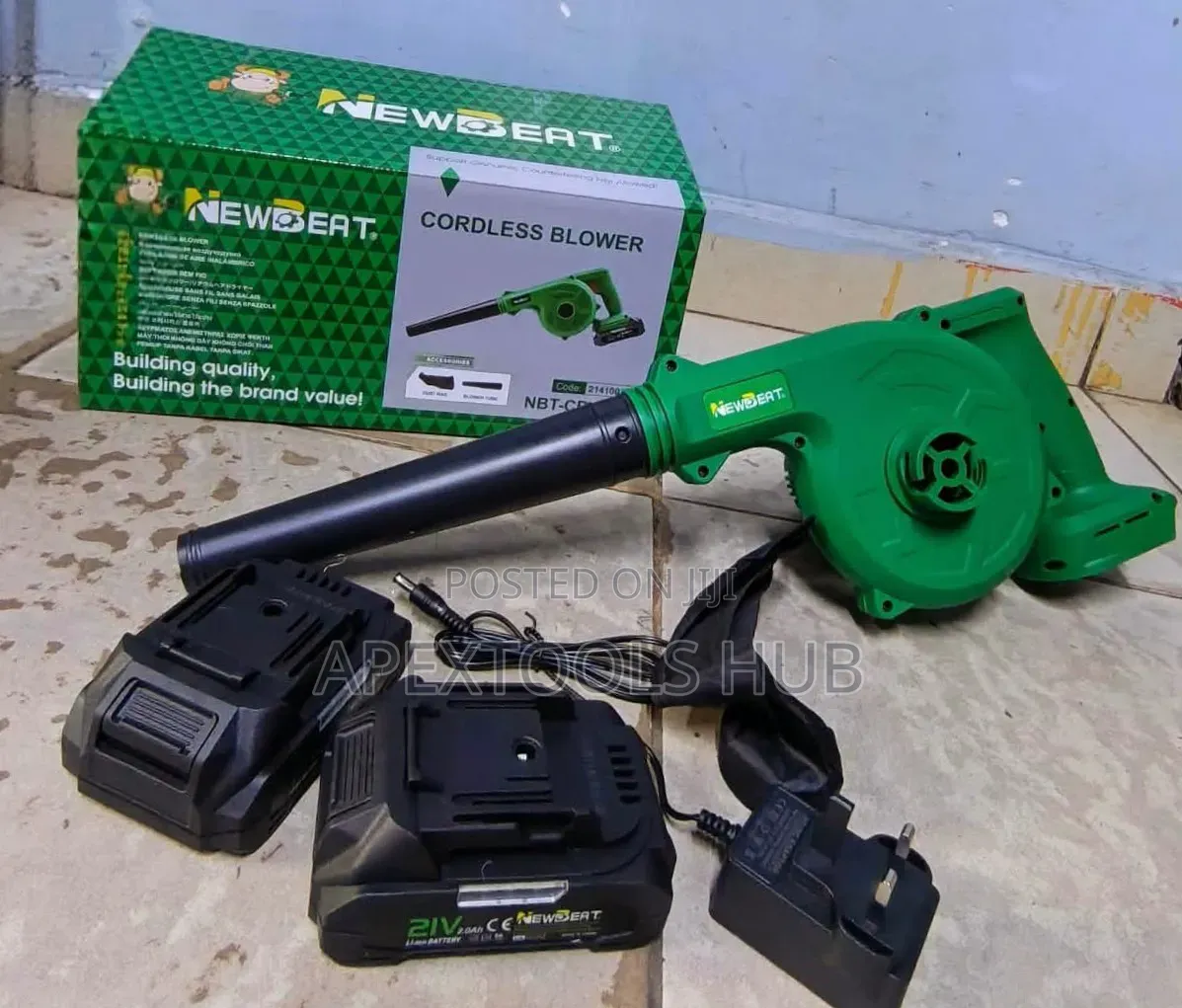 NewBeat 21V Cordless Air Blower & Vacuum (NBT-CB-2.0A) - Brand New