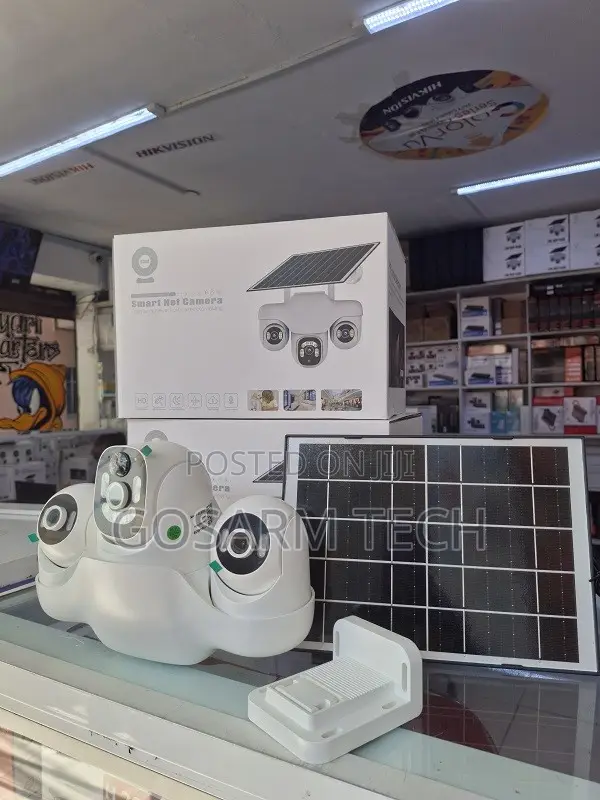 V380 VTS31 4G Triple Lens Solar Powered All-PTZ (Rotating) Camera