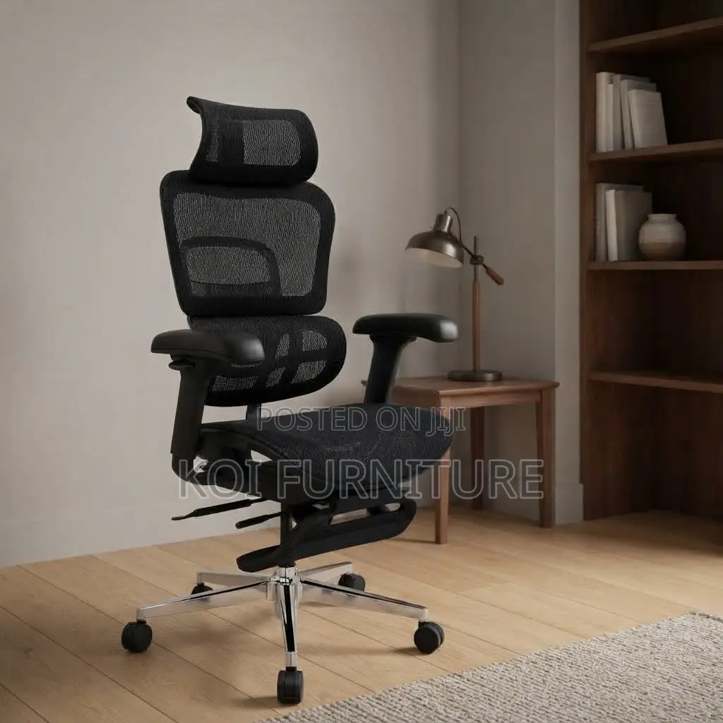 Office Chairs; Executive New Style Orthopedic Seat With Footrest
