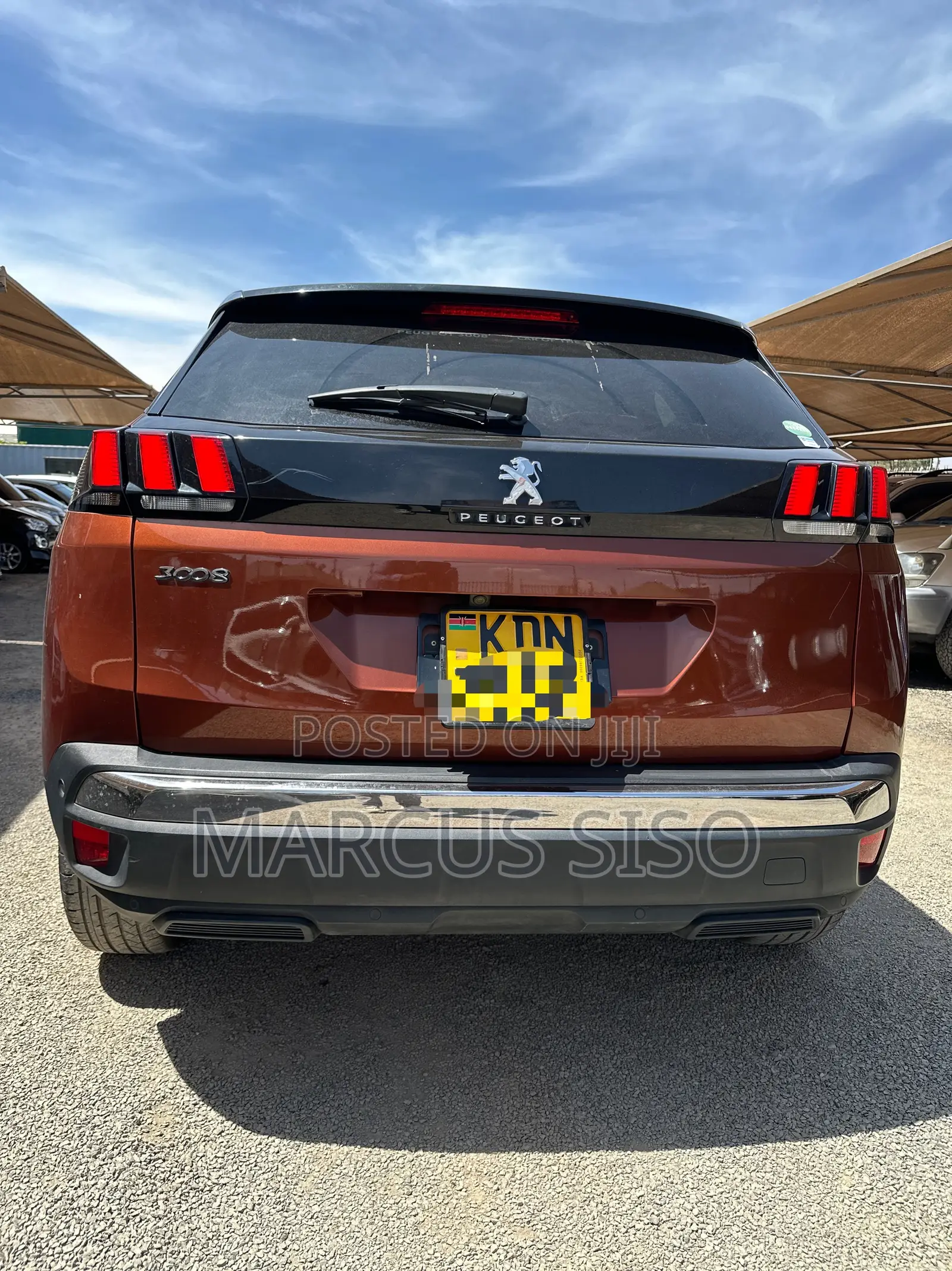 Peugeot 3008 2017 Brown