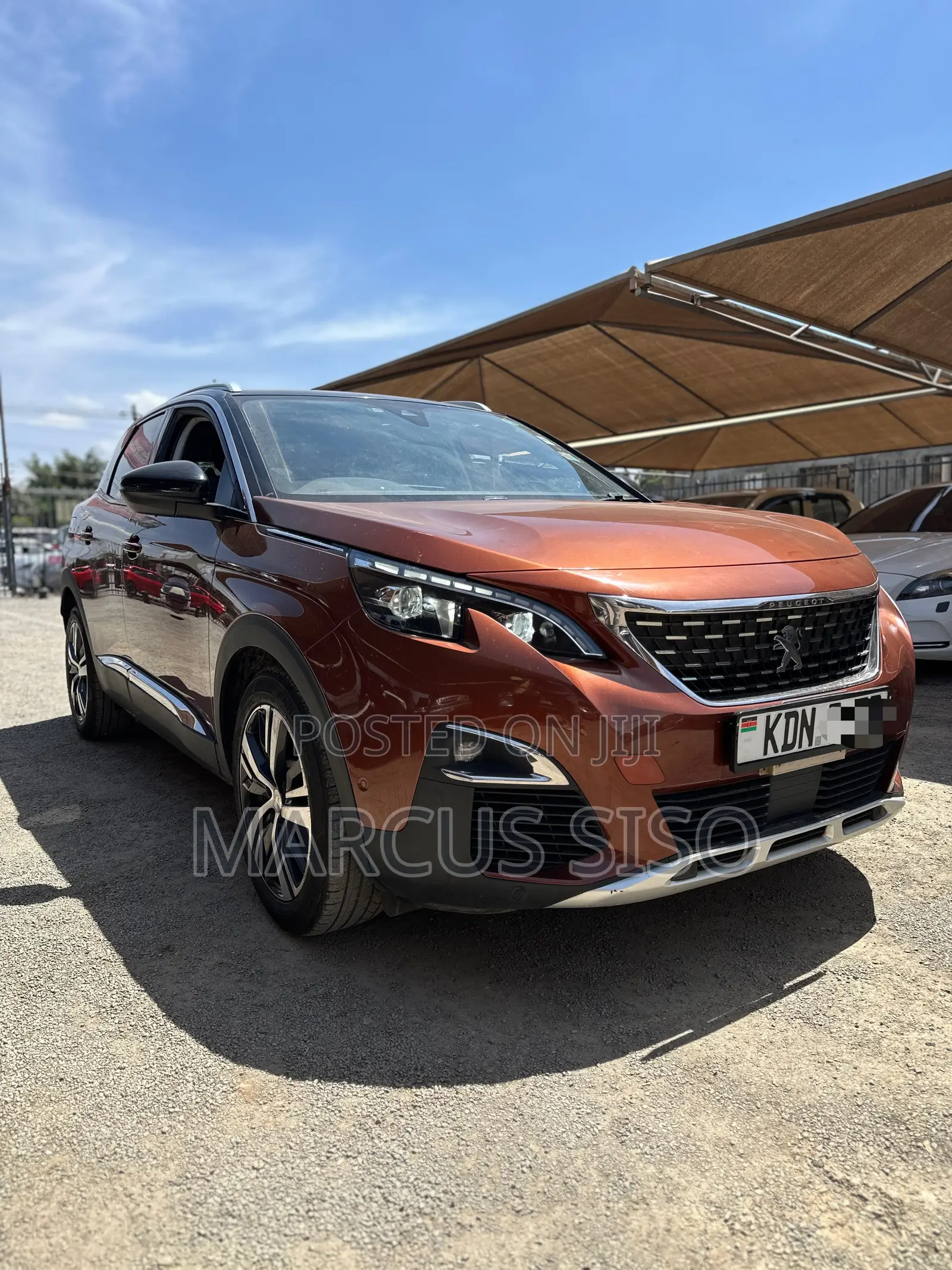 Peugeot 3008 2017 Brown