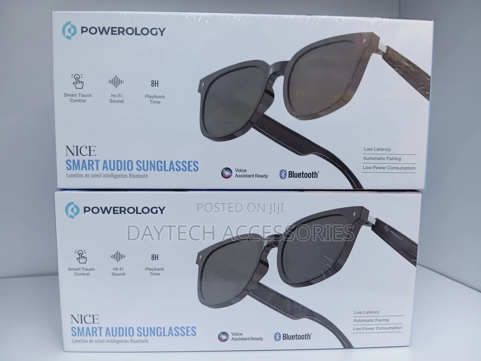 Powerology Nice Audio Sunglasses Bluetooth 5.4 With Touch Control.