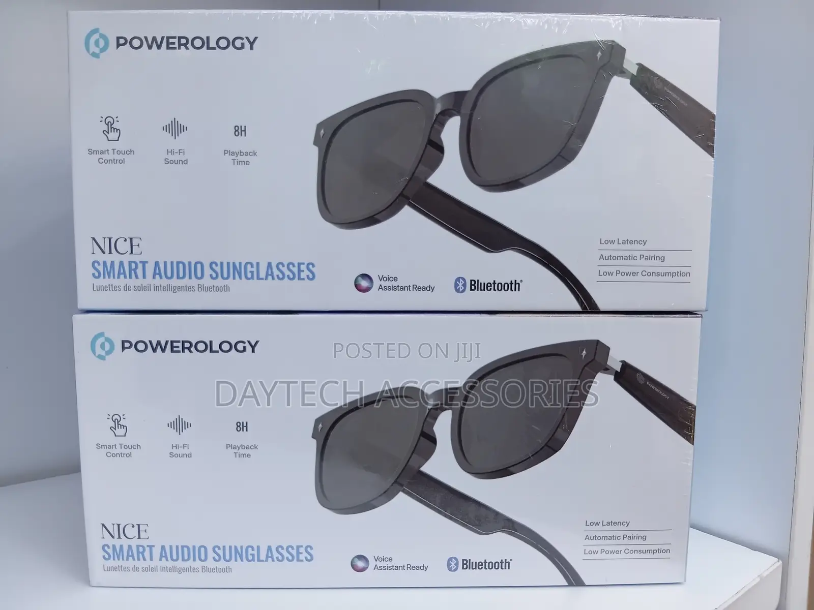 Powerology Nice Audio Sunglasses Bluetooth 5.4 With Touch Control.