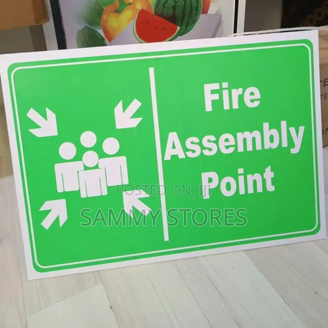Fire Safety Assembly Area Sign