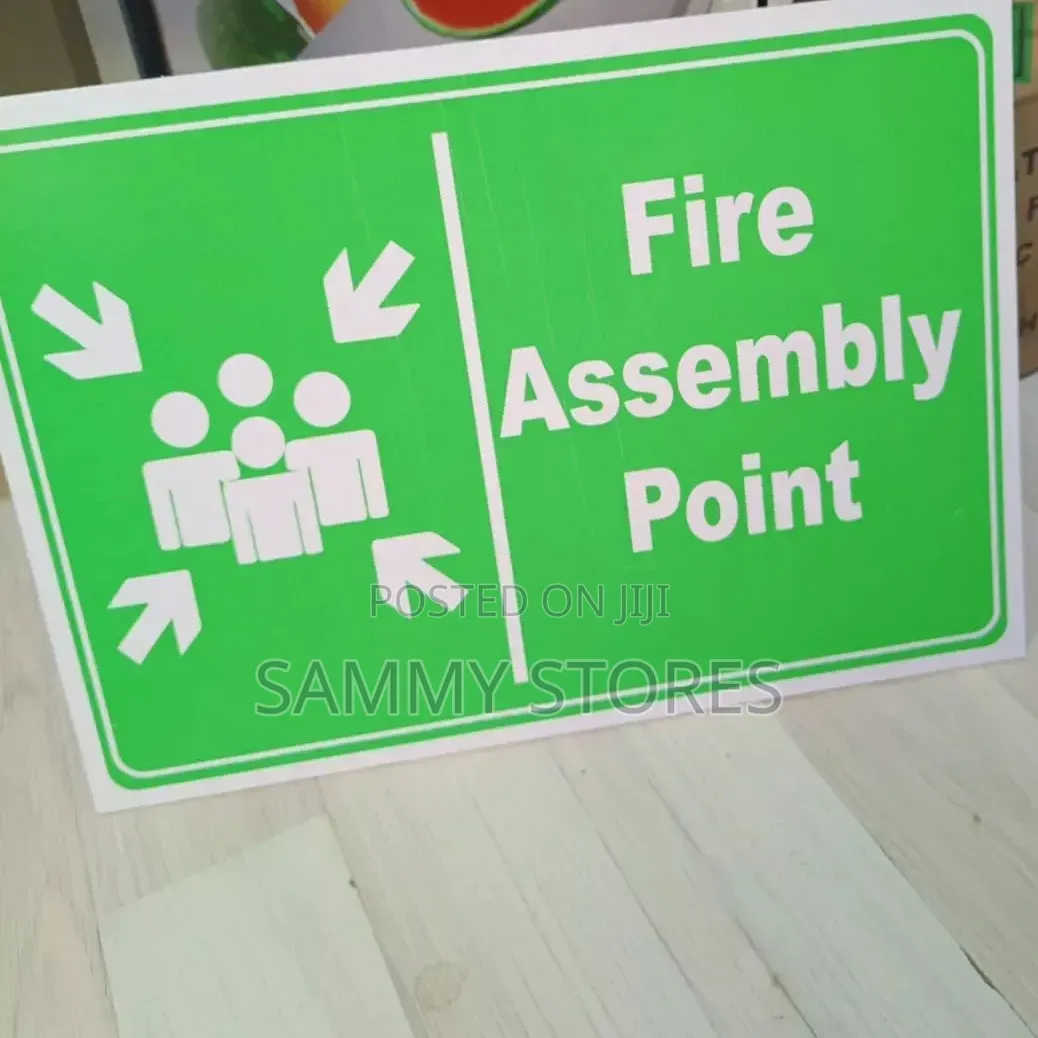 Fire Safety Assembly Area Sign