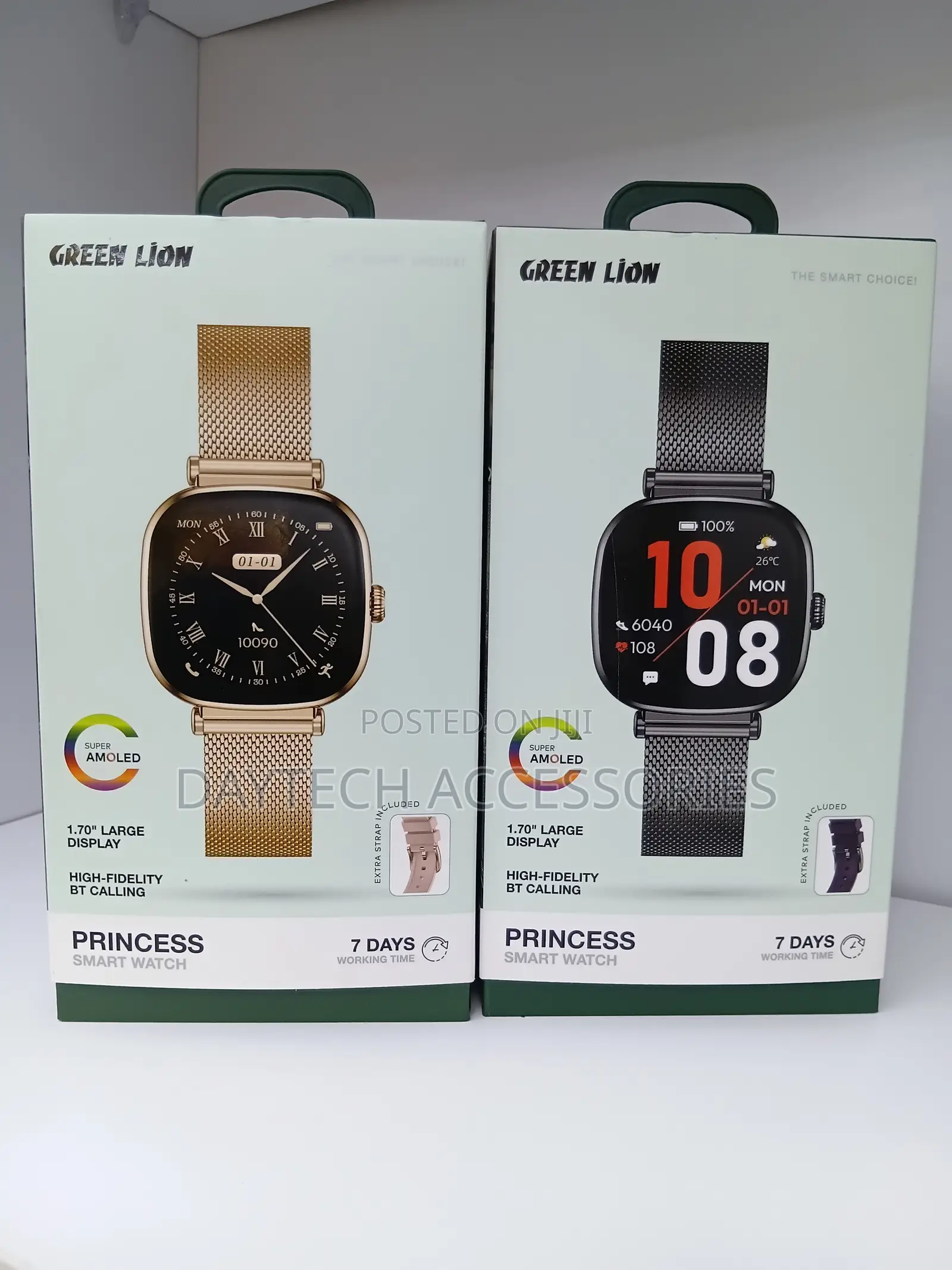 The Green Lion Princess Smart Watch Elegant Women's Smartwatch