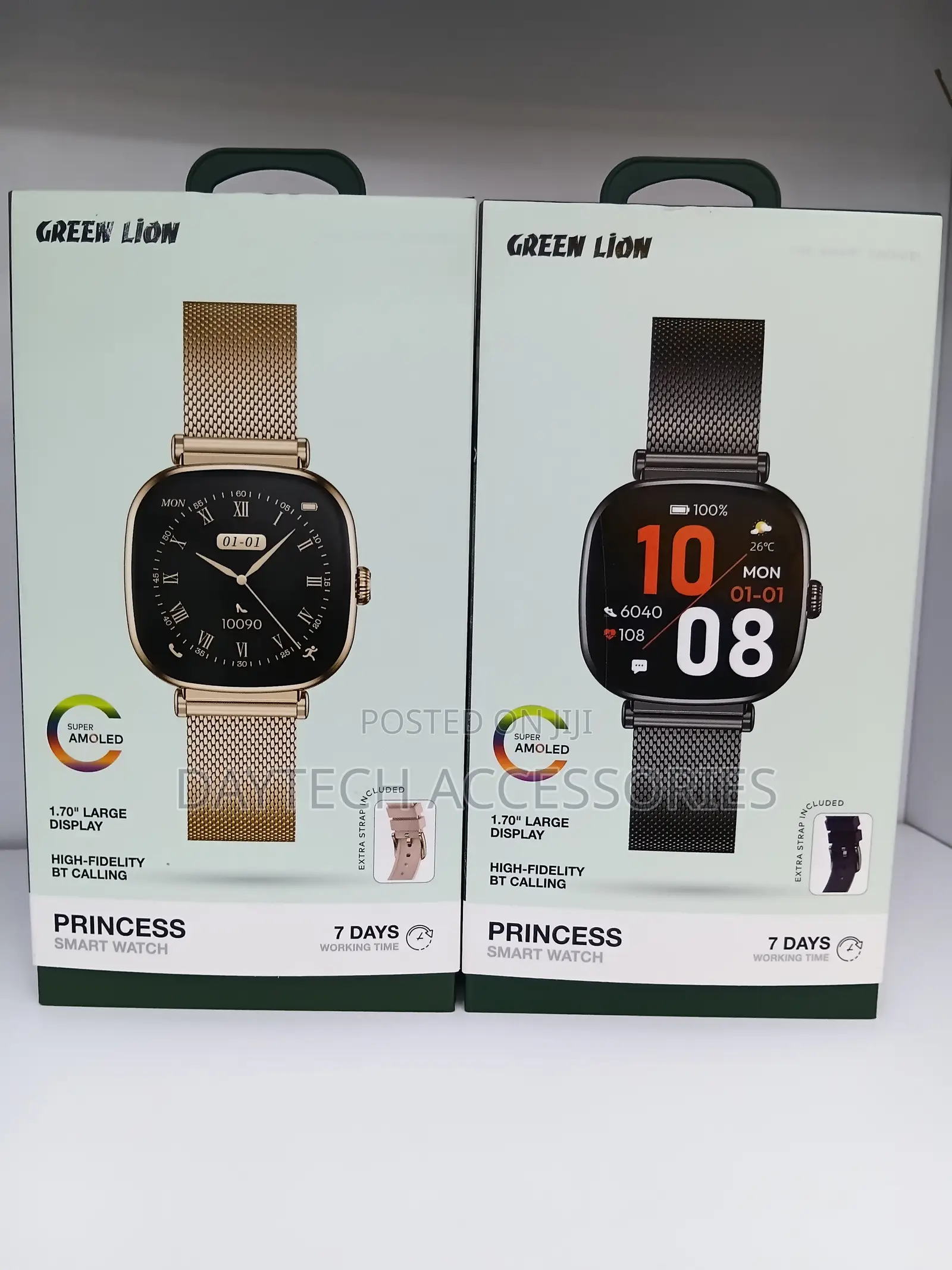 The Green Lion Princess Smart Watch Elegant Women's Smartwatch