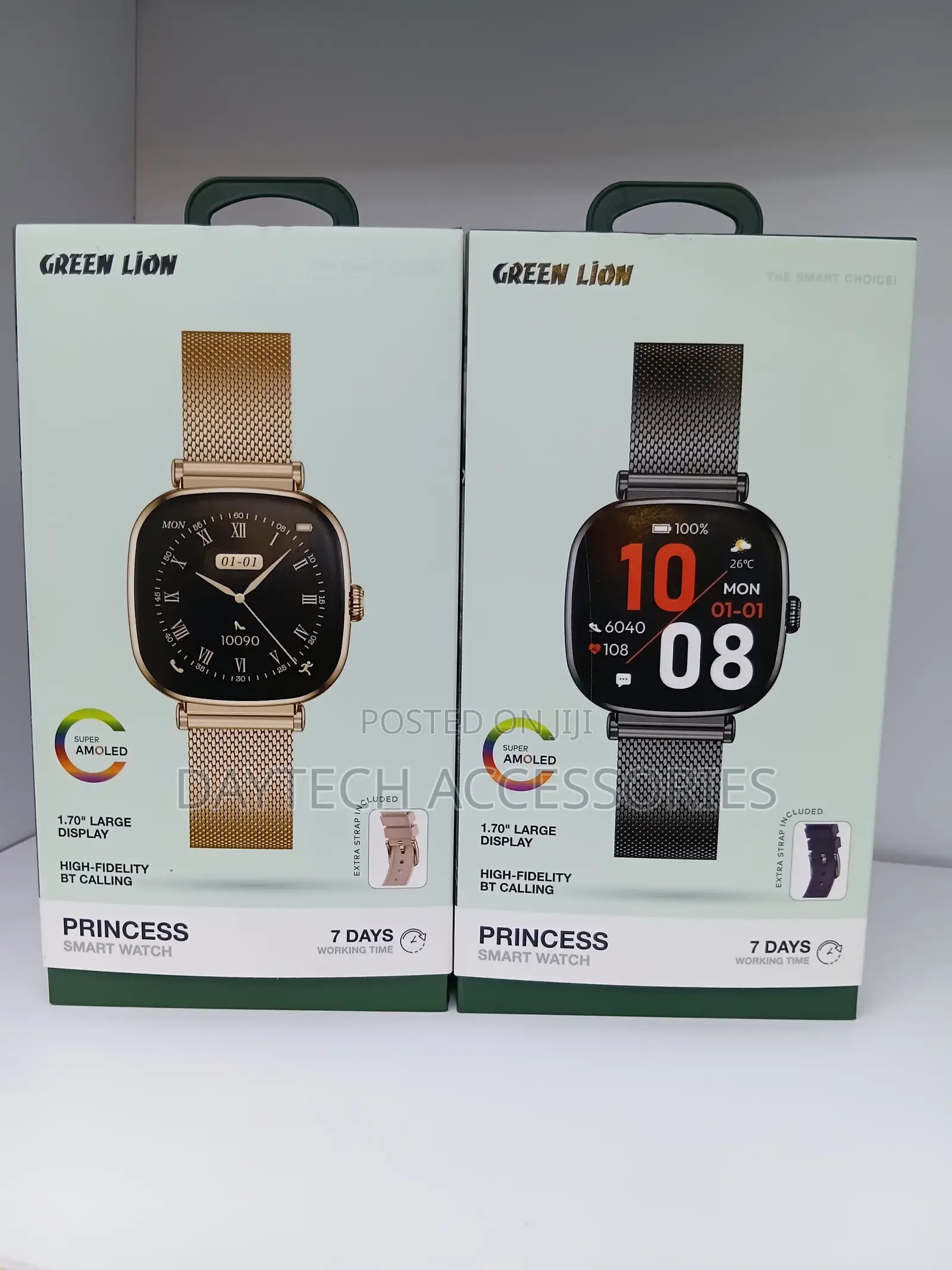 The Green Lion Princess Smart Watch Elegant Women's Smartwatch