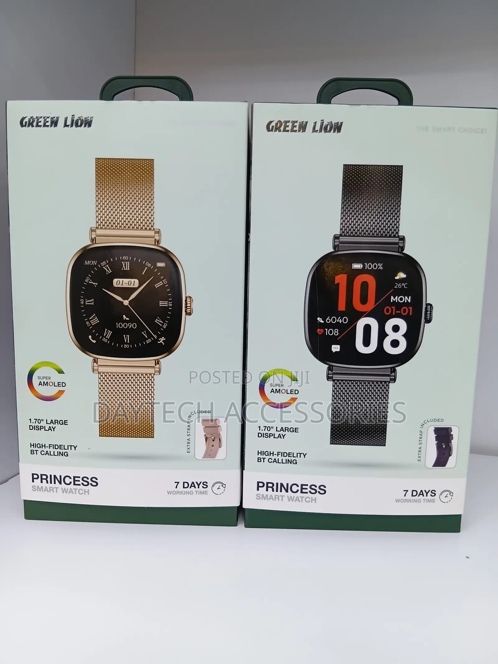The Green Lion Princess Smart Watch Elegant Women's Smartwatch