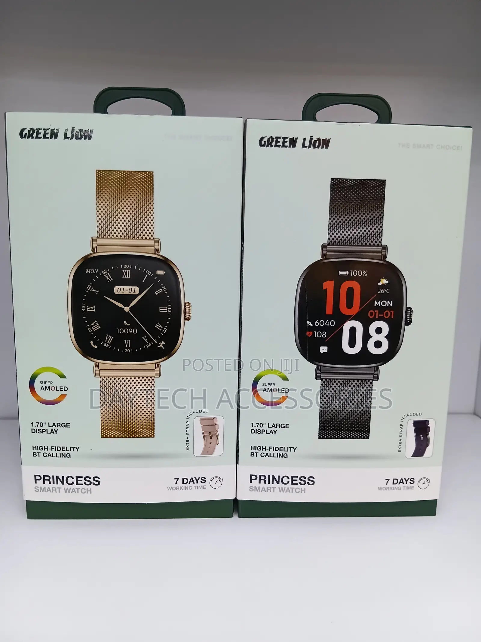 The Green Lion Princess Smart Watch Elegant Women's Smartwatch