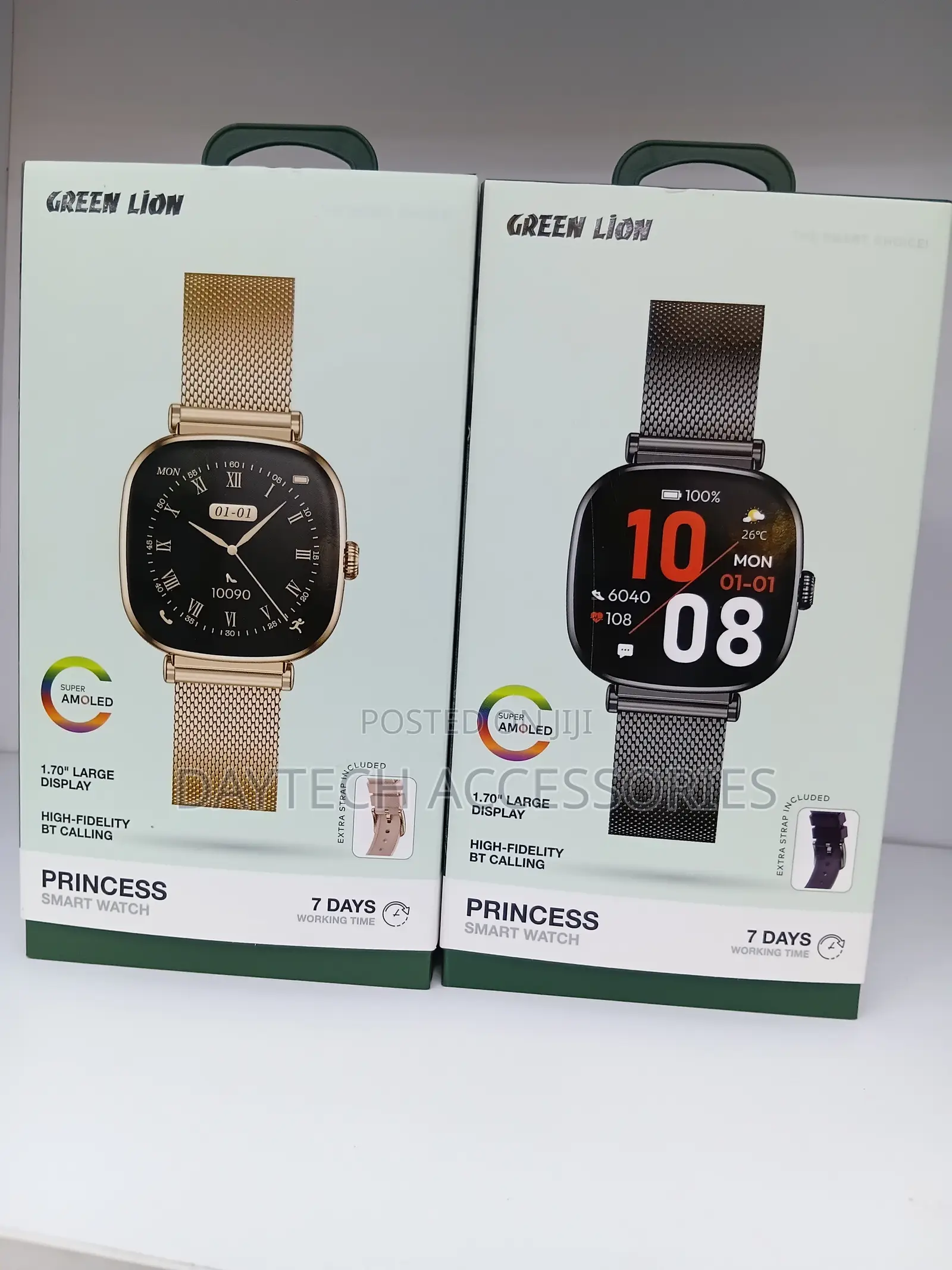 GREENLION PRINCESS Women SMARTWATCH Gold & Black
