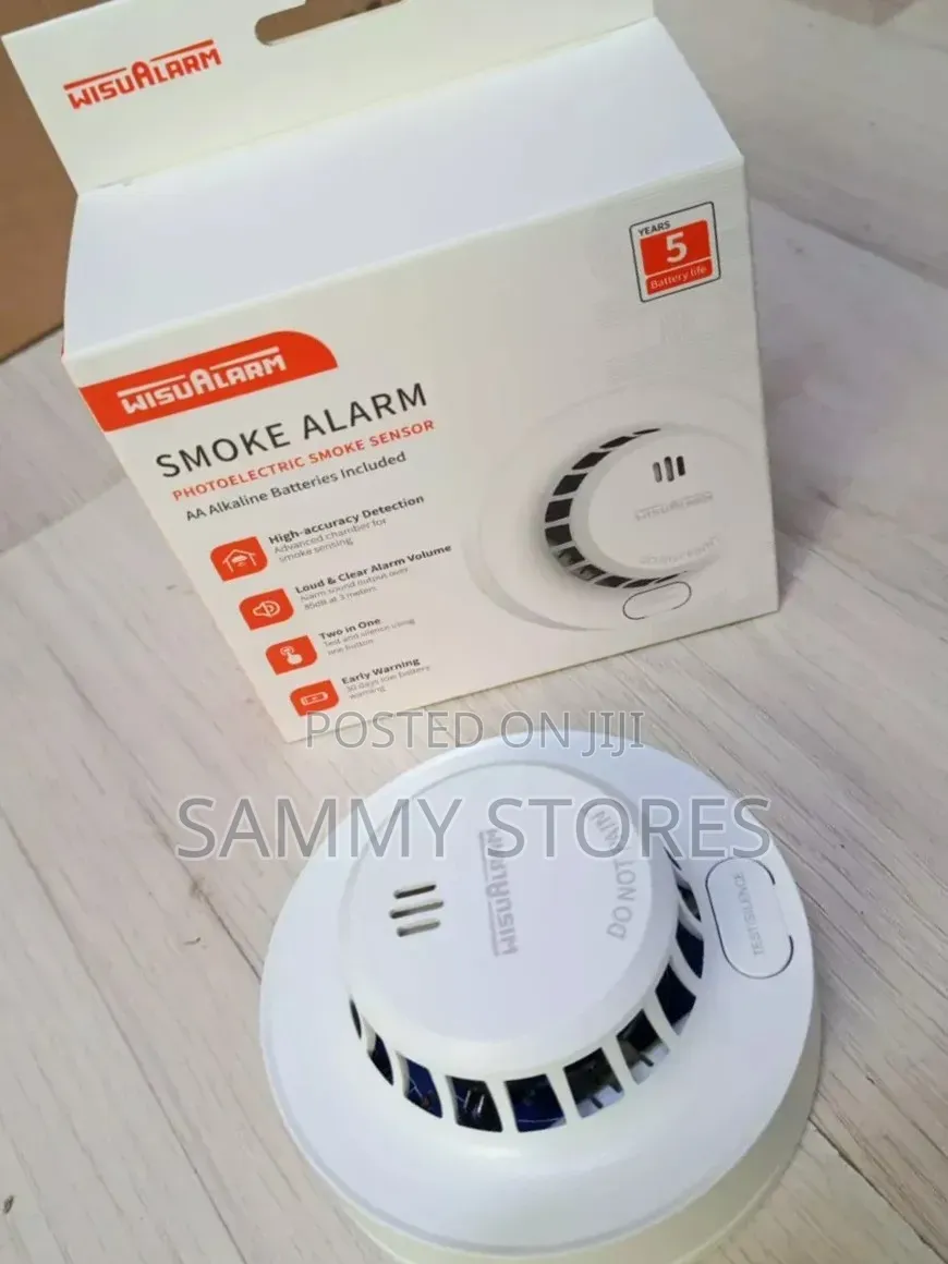 Portable Smoke Detector – Loud Alarm for Home, Office & Shop
