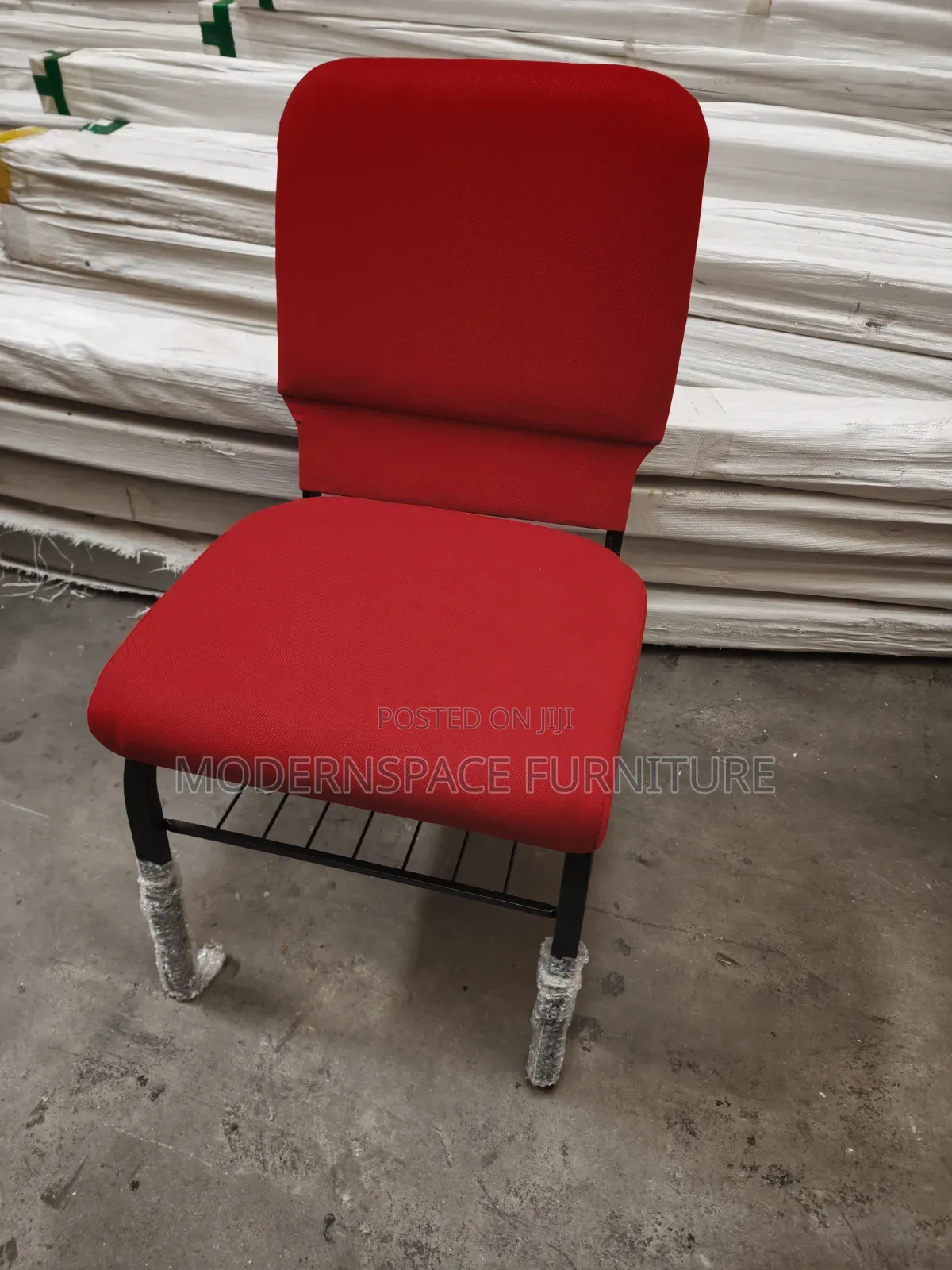 Red Church & Conference Chairs | Stackable