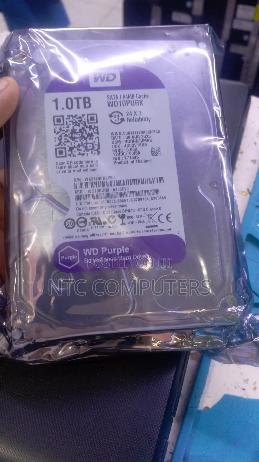 Wd 1tb Purple Surveillance Hd