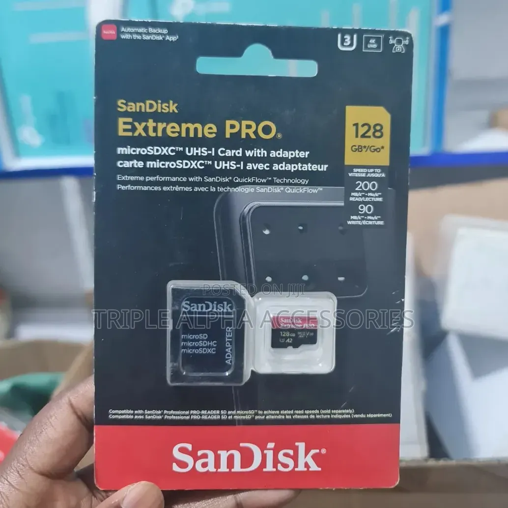 128GB SanDisk Extreme PRO microSDXC UHS-I Card