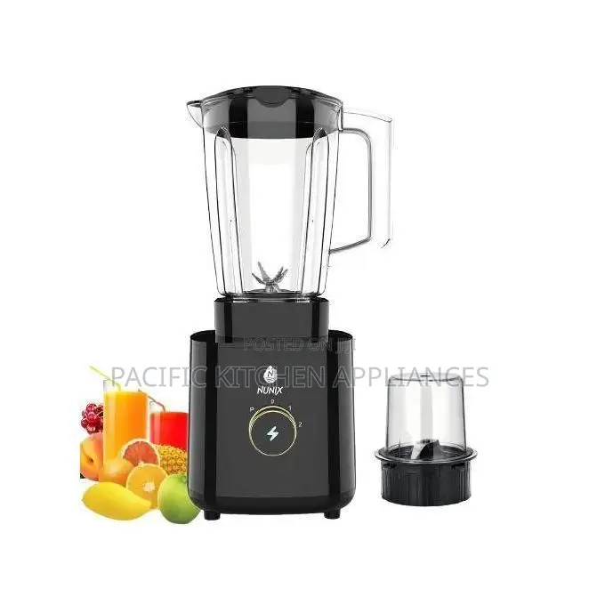 Nunix Powerful 2 in 1 Blender With Toughened Jar 1.5L 350W