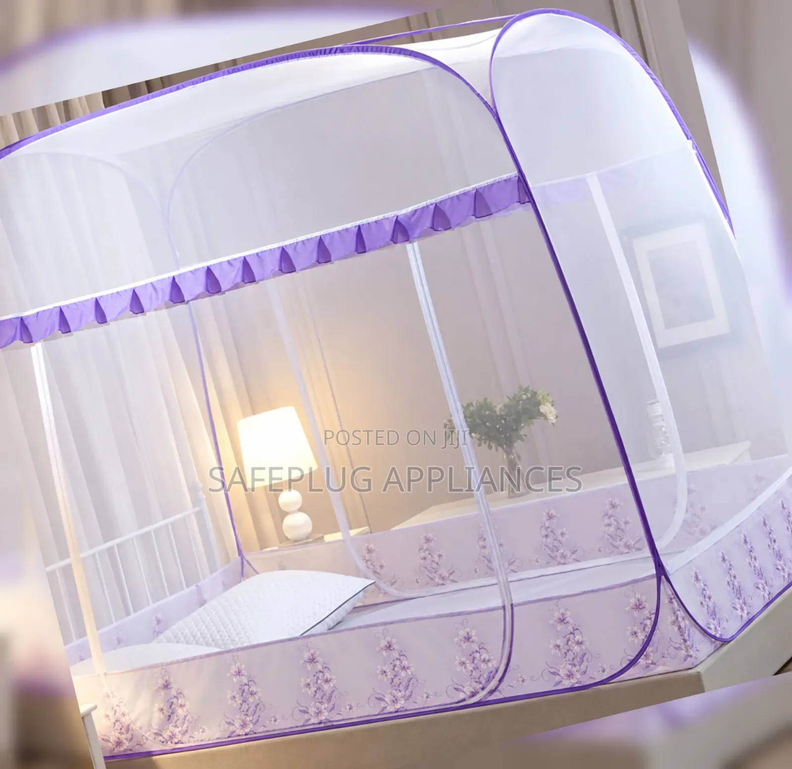 Foldable Mosquito Net With Zipper – Indoor & Outdoor Use