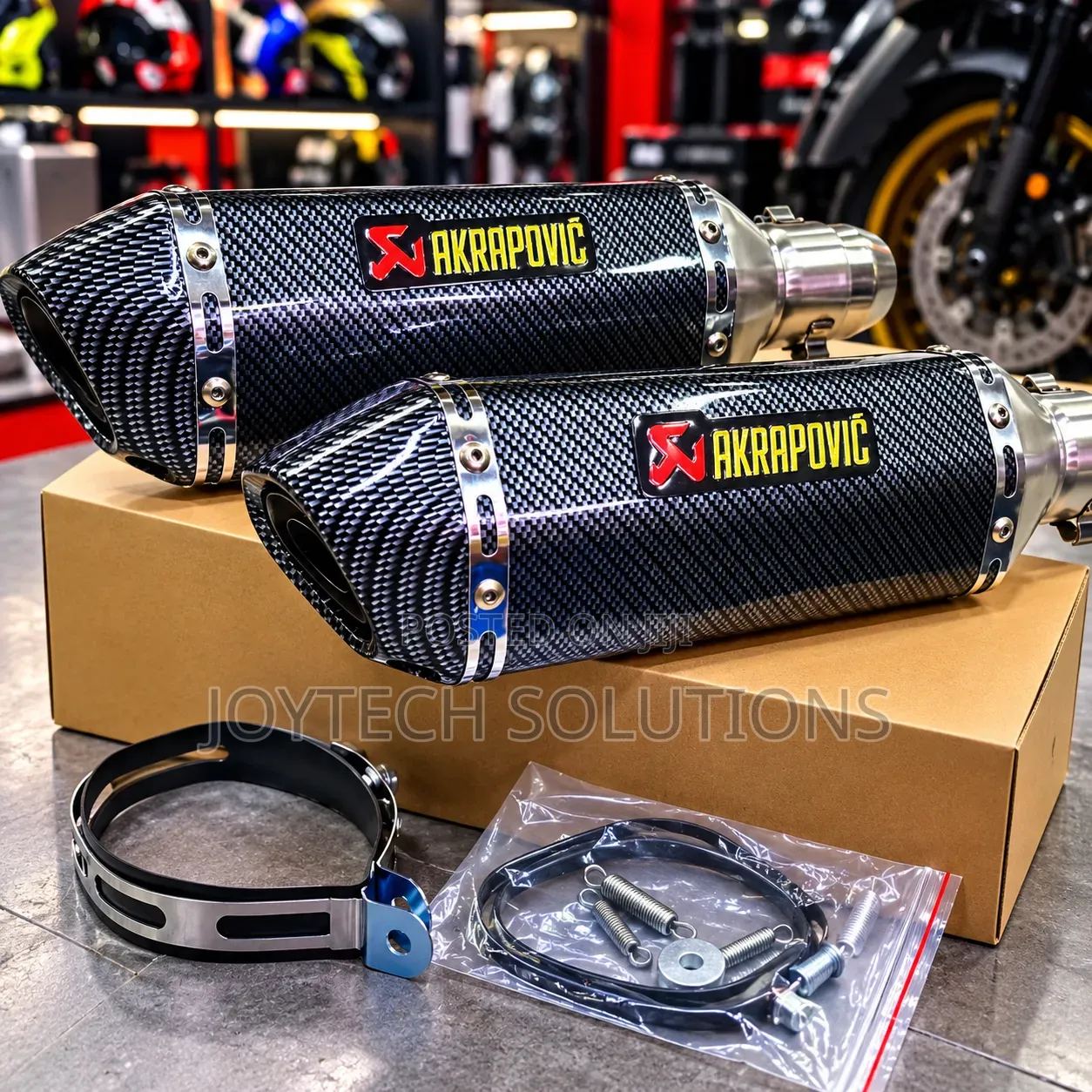 Motorcycle Exhaust Muffler.
Color
Black, Steel, Titanium