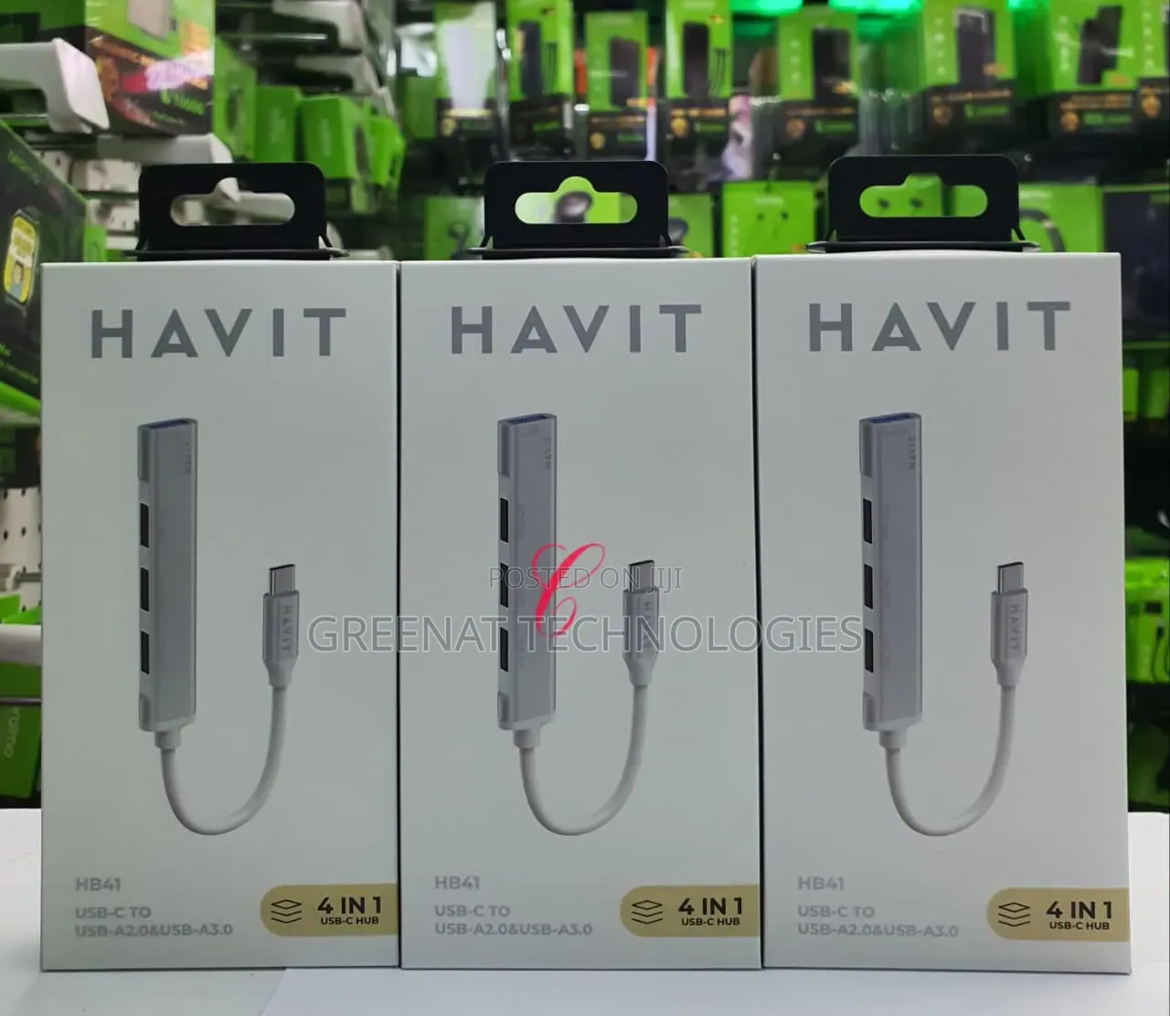 Havit USB-C to 4 Ports 5Gbps Hub