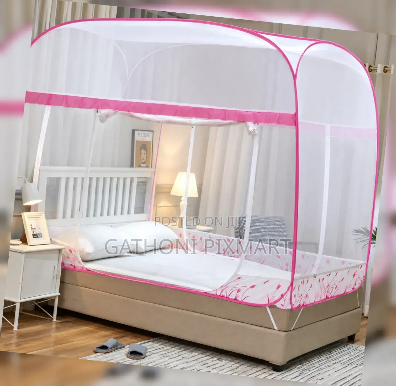 Zipper Mosquito Net – Portable Foldable Bed Net