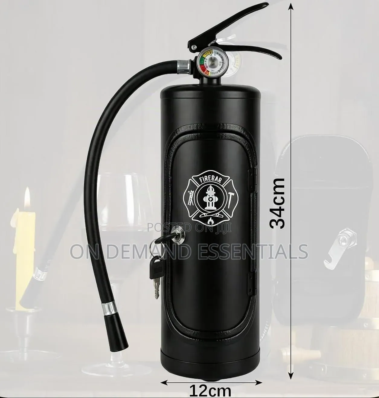 Fire Extinguisher 2 Colours Mini Bar With Lock