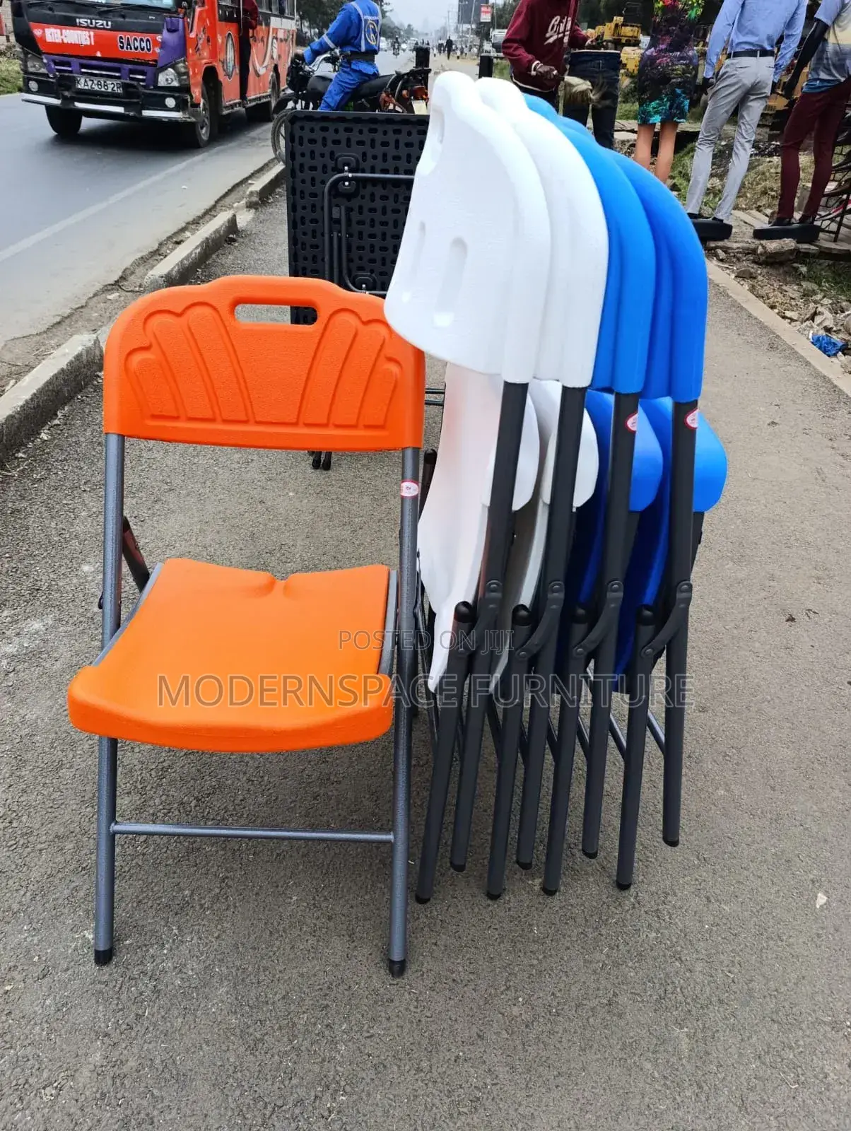 Stackable Plastic Folding Chairs