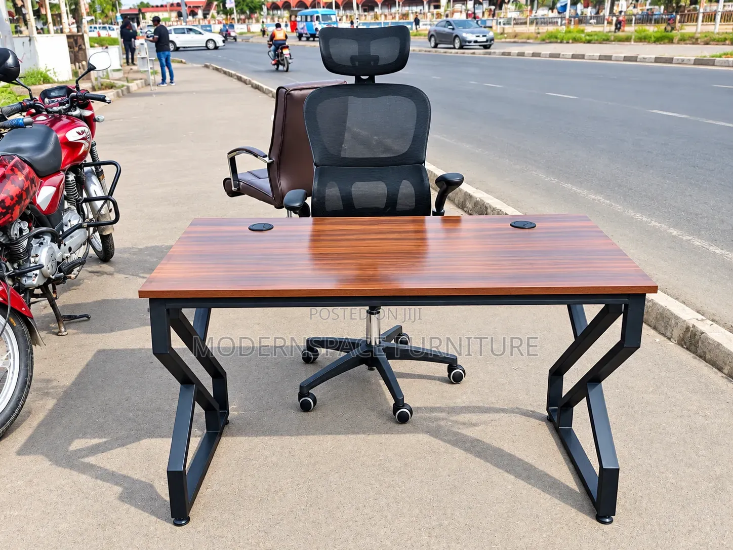 Stylish Study Desk and Ergonomic Office Chair