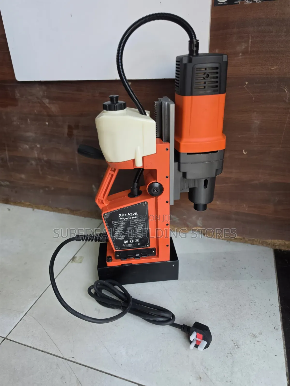 Heavy-Duty Industrial Magnetic Drill Press =1800 Watts