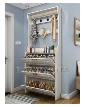 Shoe Cabinet for Entryway Narrow Shoe Bucket Flip Organizer