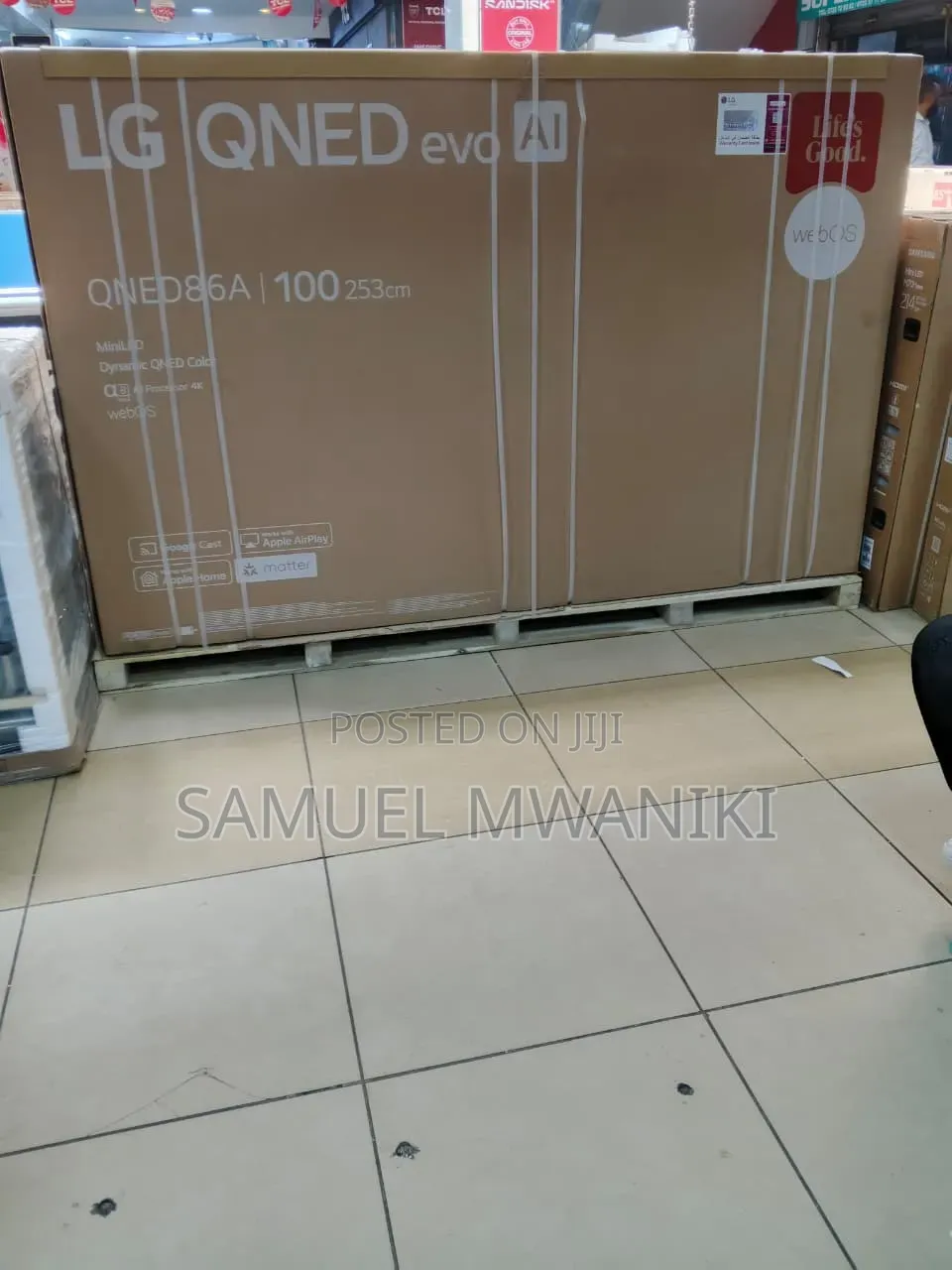 LG 100′′ QNED Evo AI MiniLed 4K 120Hz Smart TV WebOS