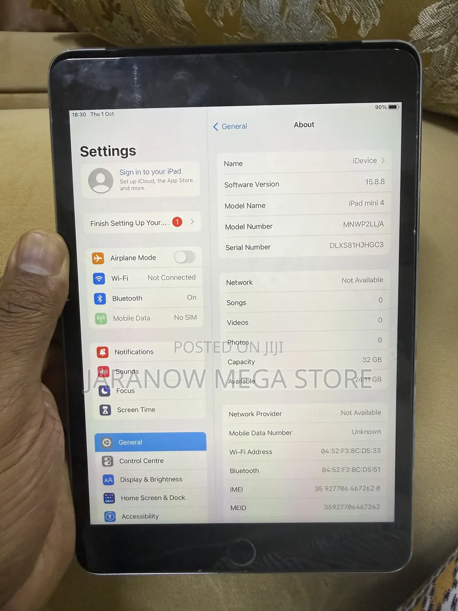 Apple iPad mini 4 32 GB Gray