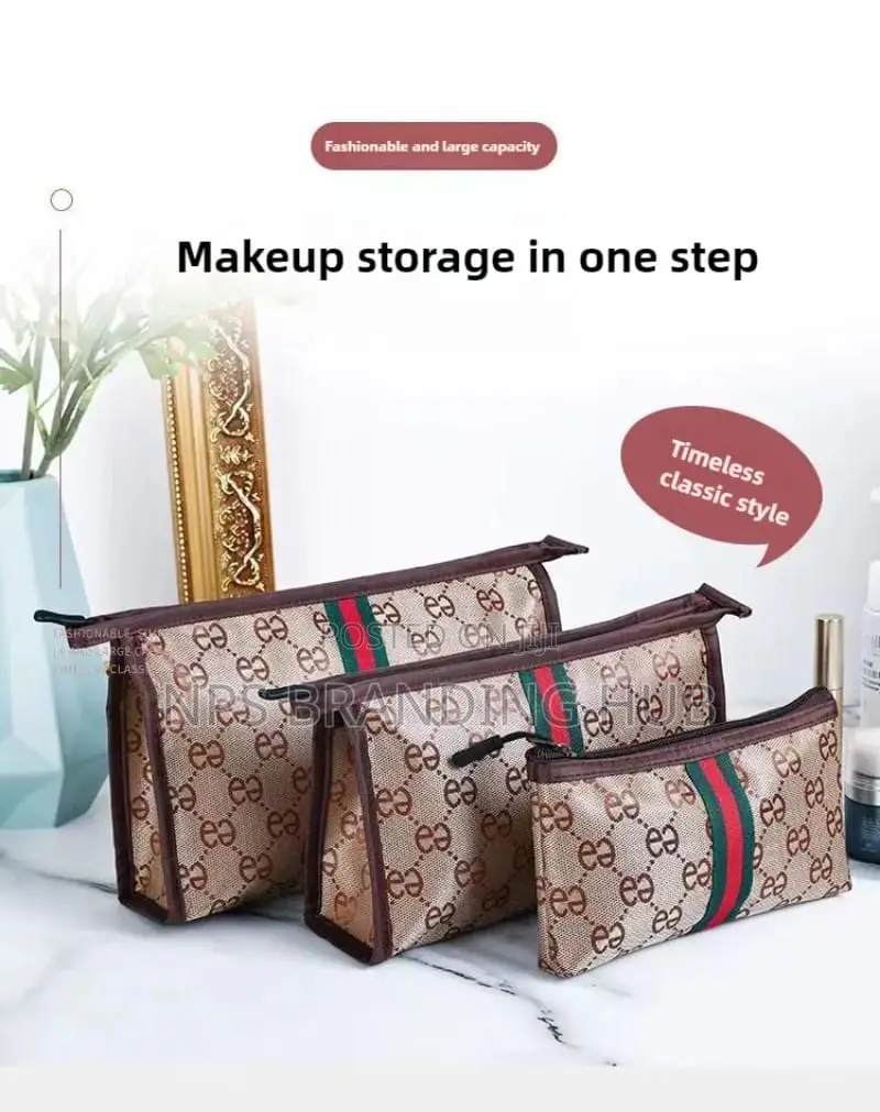 3pcs Set Gucci Cosmetics Bag (Rem