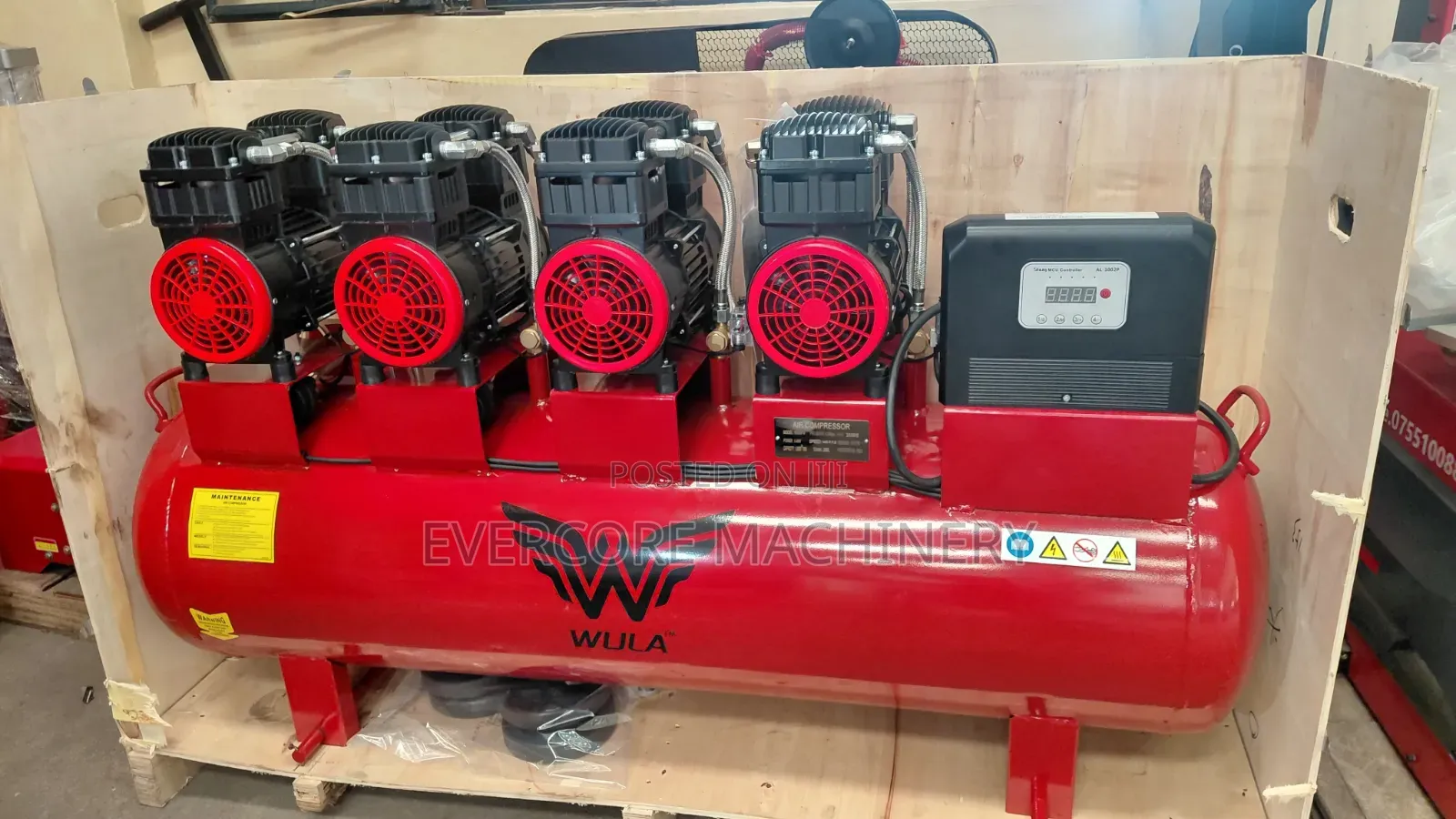 Sunshine Italy 200l Super Silent Electric Air Compressor Machine 6.5kw