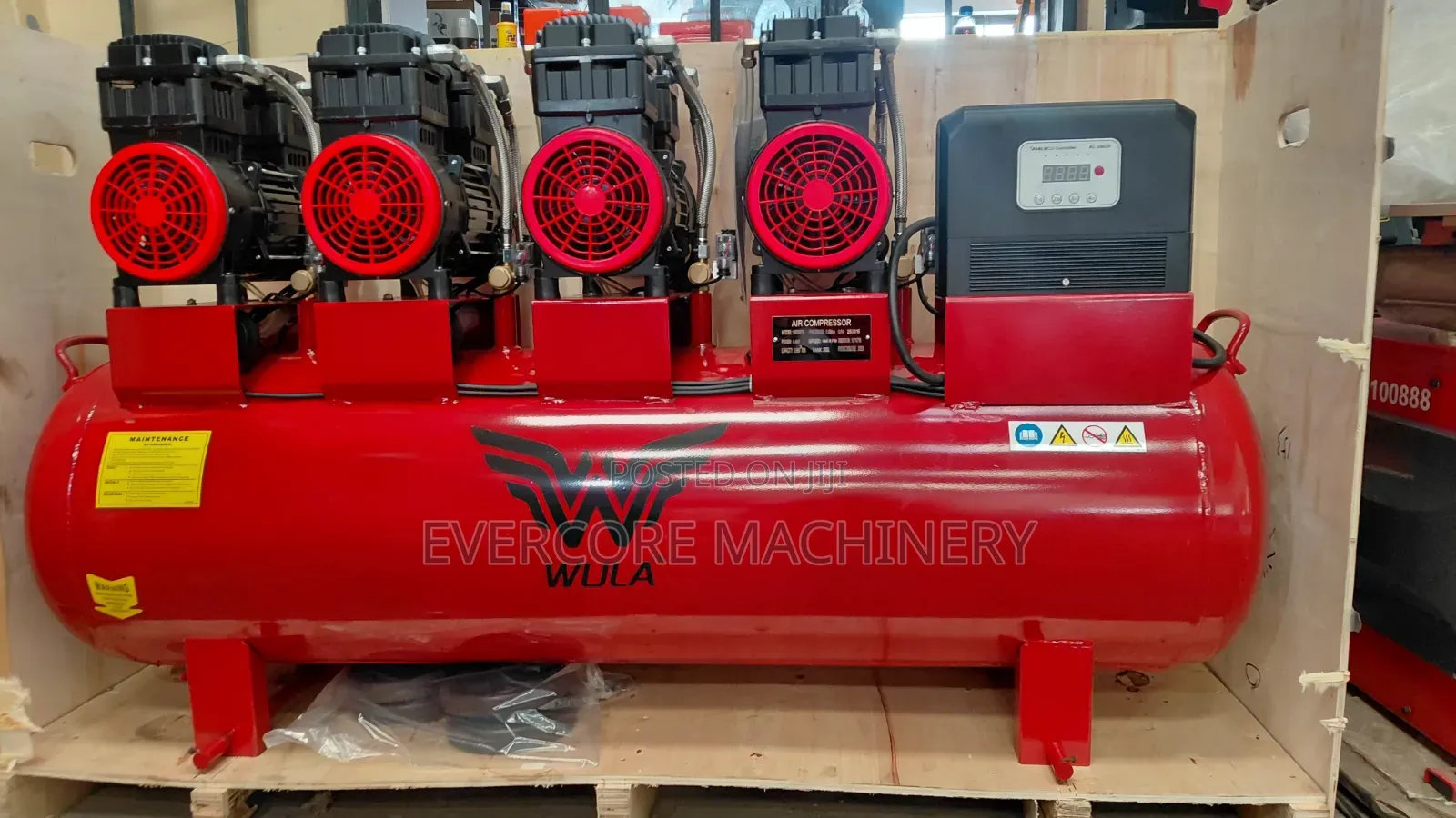 Commercial Electric Silent Air Compressor 200l Capacity.