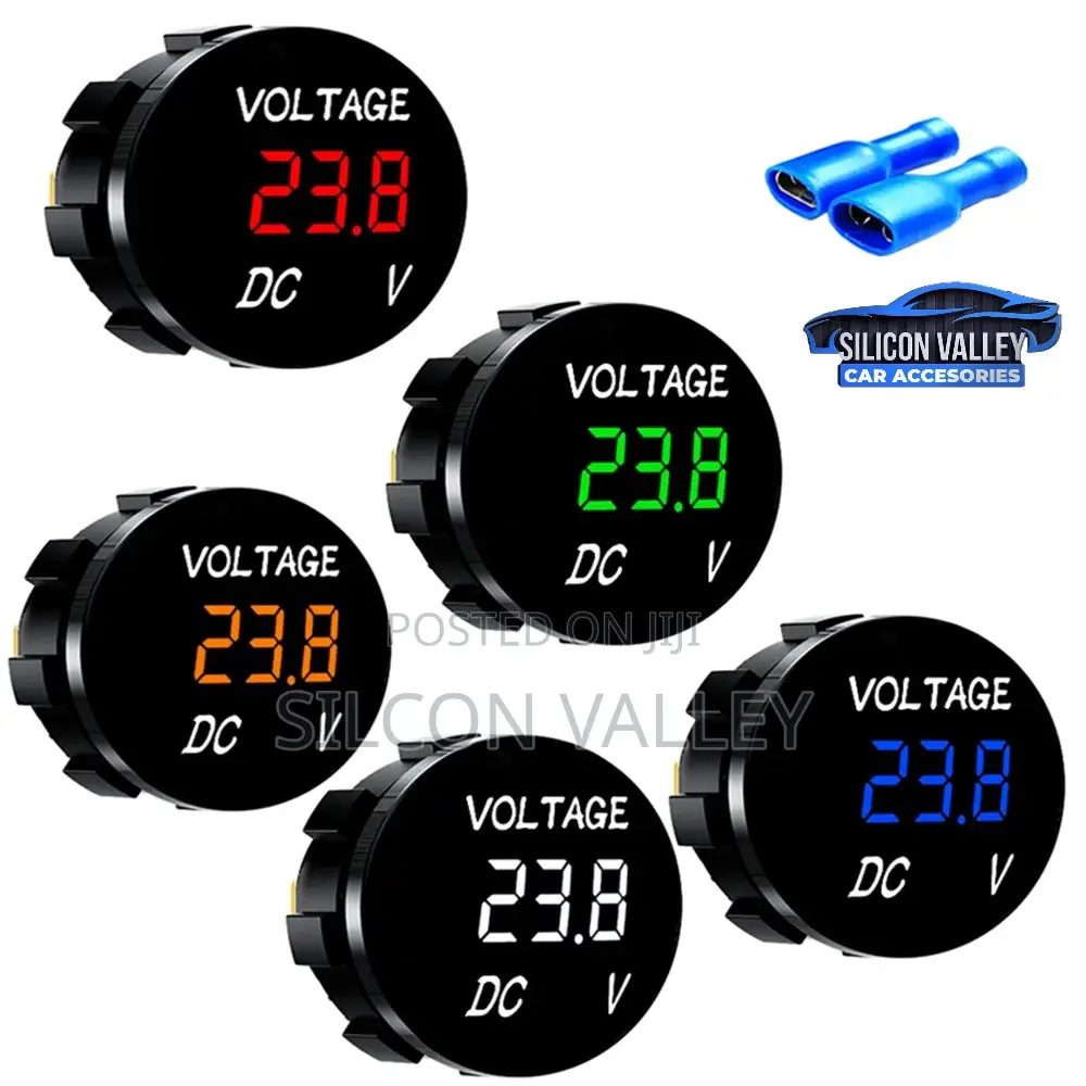 Dc Voltage Display Circle 4.5-100v Dc